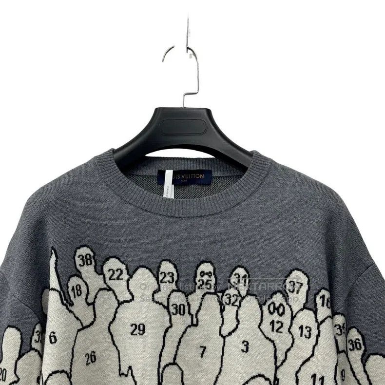 Other Louis Vuitton Gray portrait sweater Size US XXL / EU 58 / 5 - 3 Thumbnail