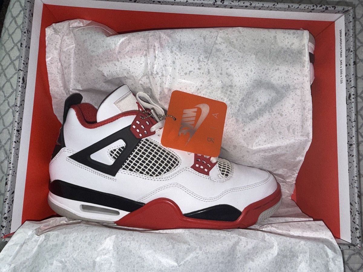 Jordan Brand Jordan 4 Retro ‘ Fire Red 2020 ’ Size US 9.5 / EU 42-43 - 9 Thumbnail