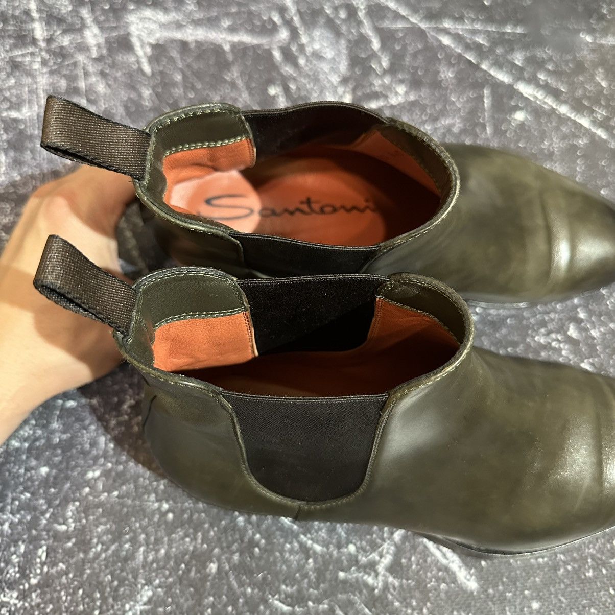 Santoni SANTONI Men’s Leather Chelsea Size 40 EU 7 US Size US 7 / EU 40 - 14 Thumbnail
