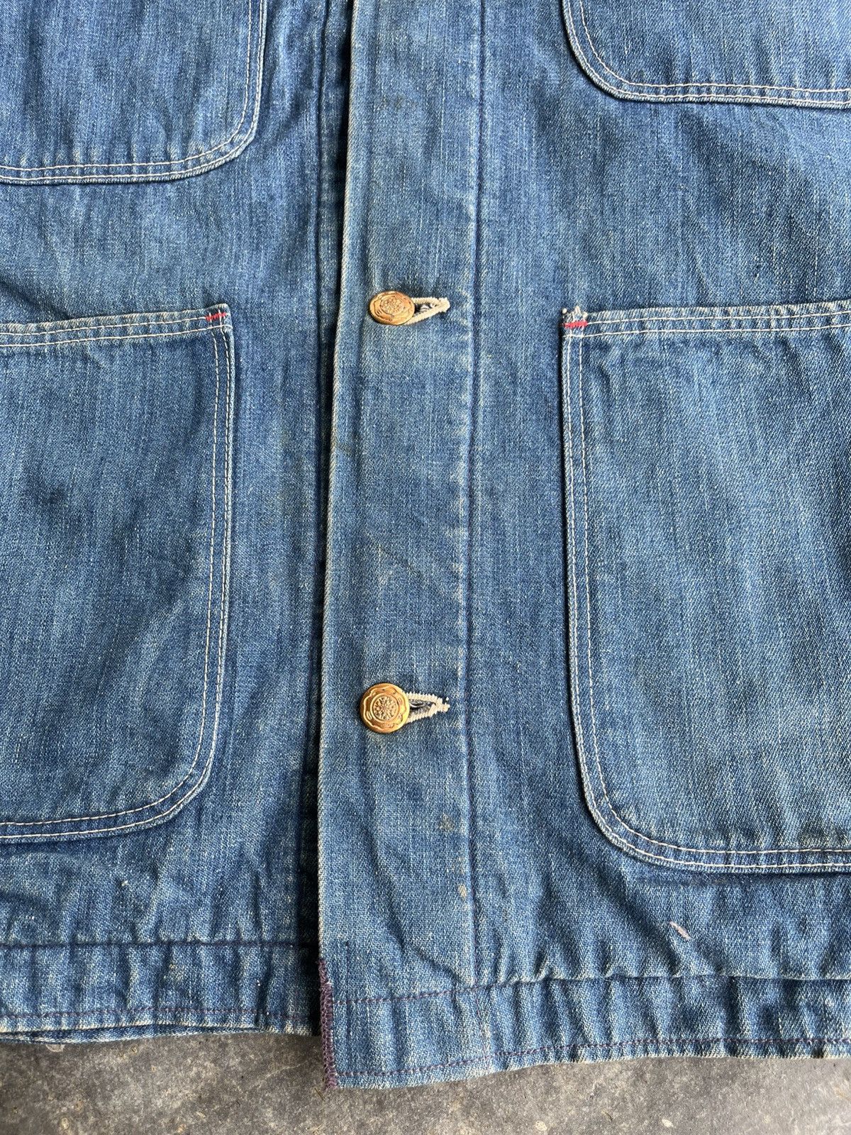 Vintage × Wrangler Vintage Wrangler Chore Jacket Size US L / EU 52-54 / 3 - 11 Thumbnail