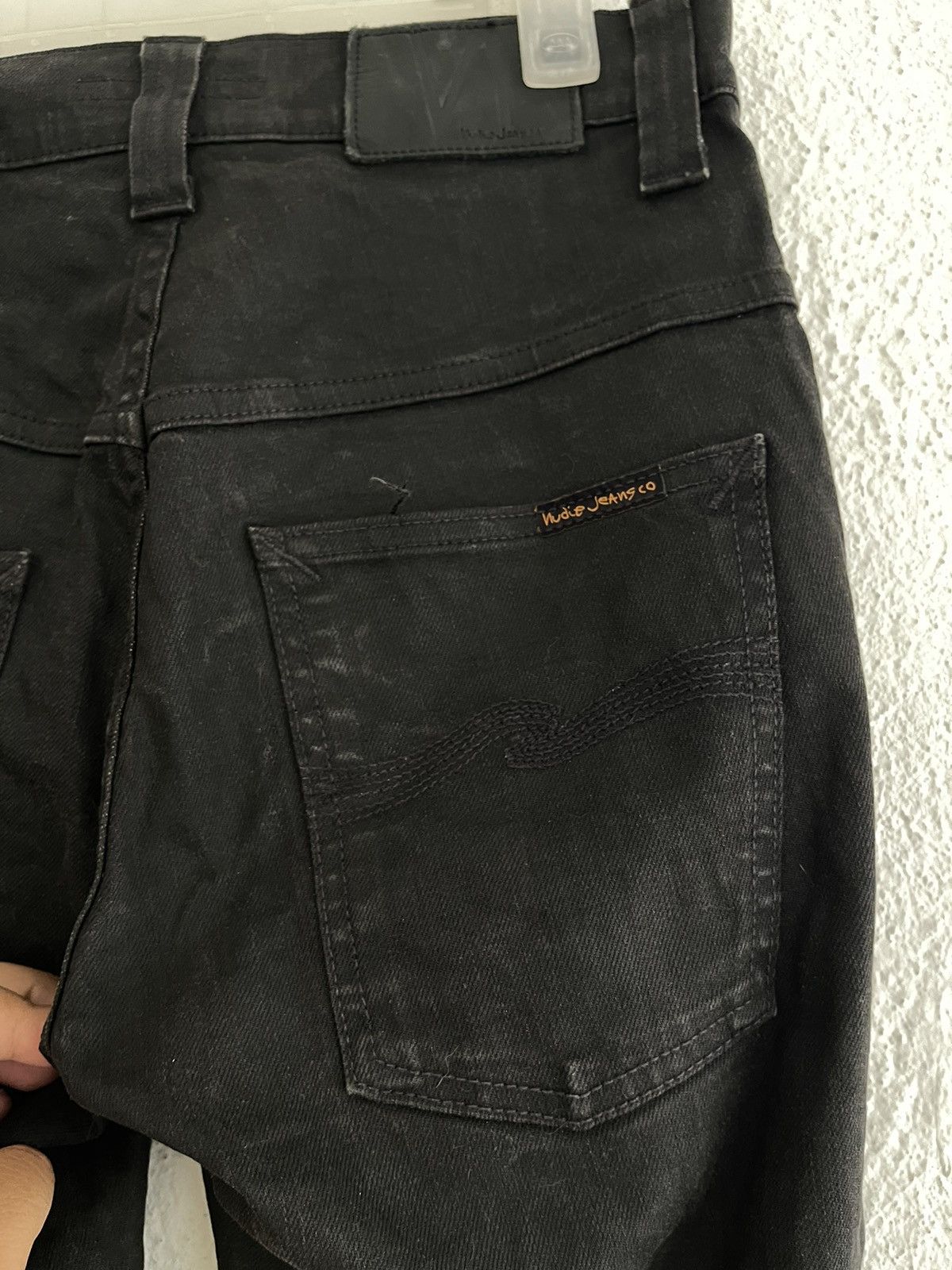 Nudie Jeans Nudie Jeans Thin Finn Dry Black Coated Size US 28 / EU 44 - 8 Thumbnail