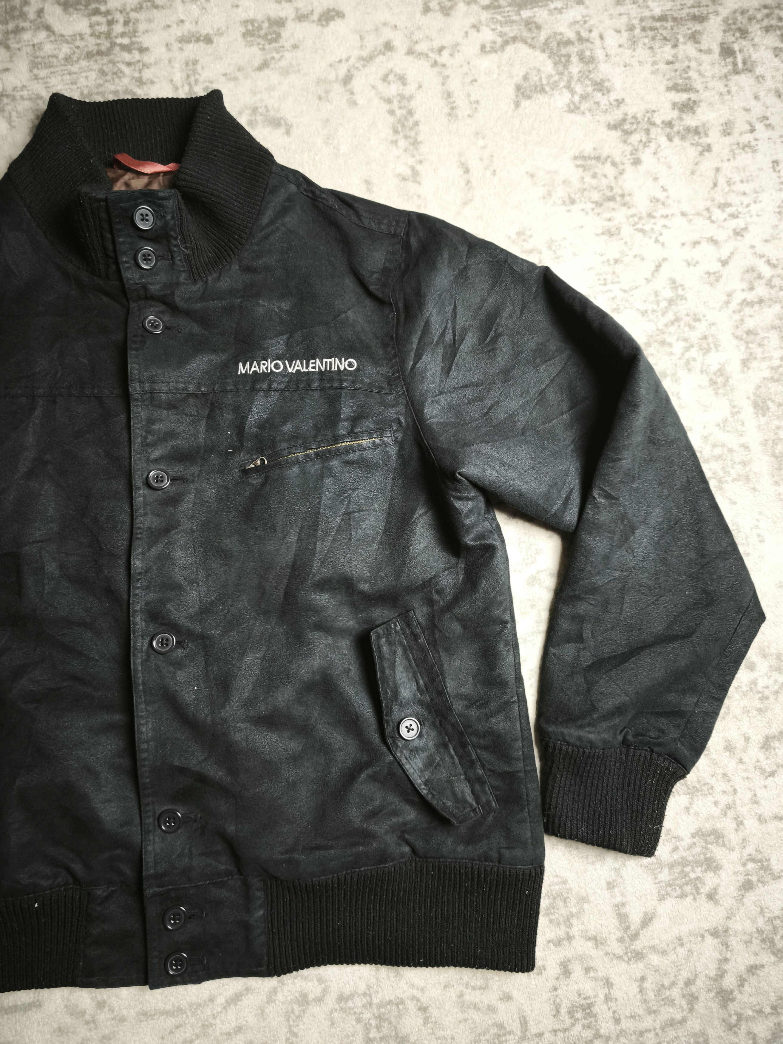 Mario Valentino Mario Valentino Flight Bomber Style Jacket Size US M / EU 48-50 / 2 - 3 Thumbnail