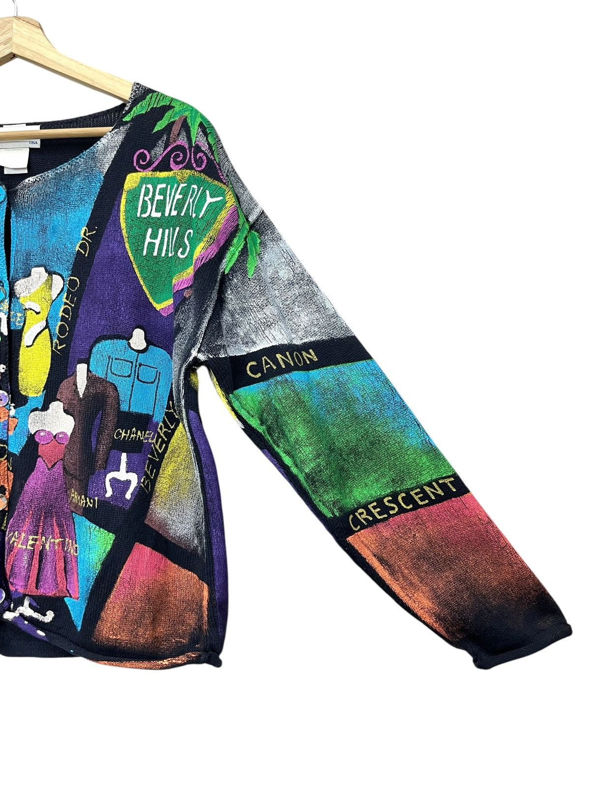 Other BEVERLY HILLS Luxury Designer Shopper's Paradise Painted Size M / US 6-8 / IT 42-44 - 8 Thumbnail
