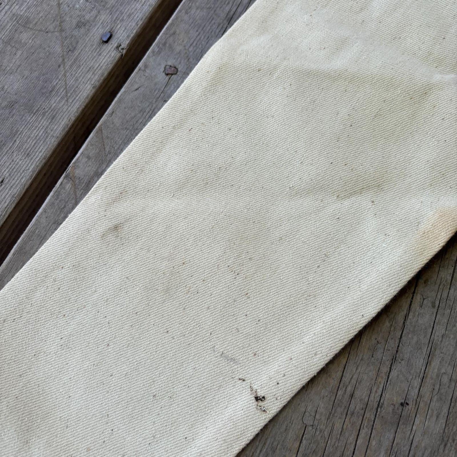 Vintage 1950s Stiff Cotton Tan Western Cowgirl Pants Deadstock 24x27 Size 24" / US 00 / IT 34 - 4 Thumbnail