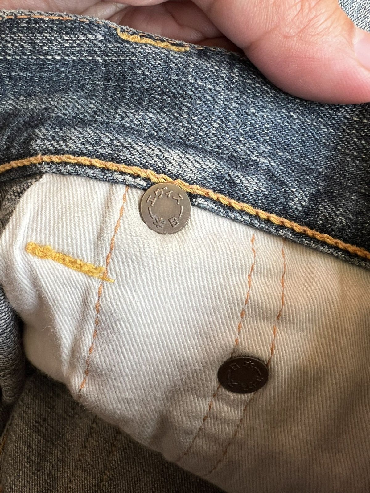 Evisu Vintage Evisu X McDonald Selvedge Distressed Jean Very Rare Size US 29 - 21 Thumbnail