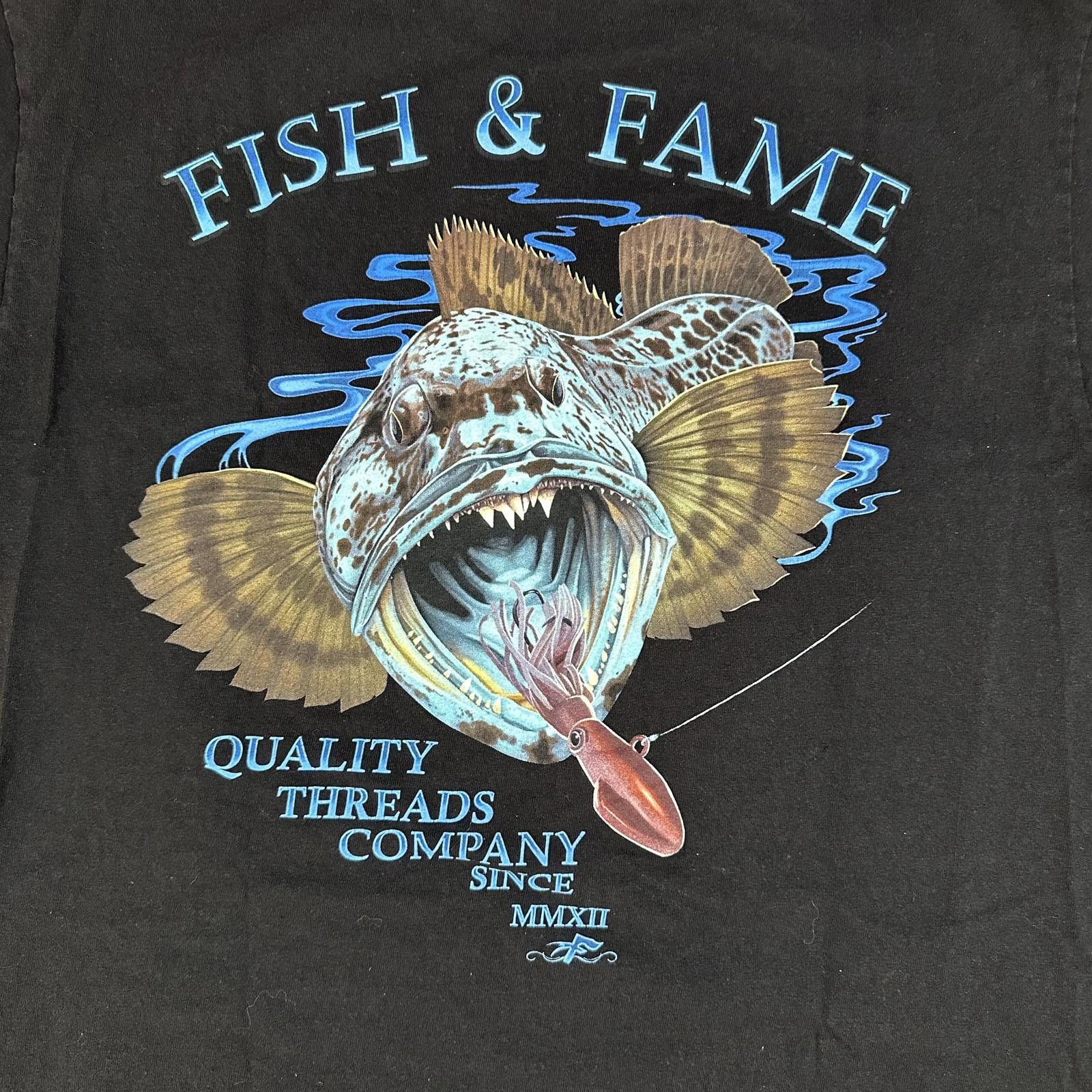 Other Fish & Fame Menswear T-shirt Large Black Logo Graphic Size US L / EU 52-54 / 3 - 3 Thumbnail
