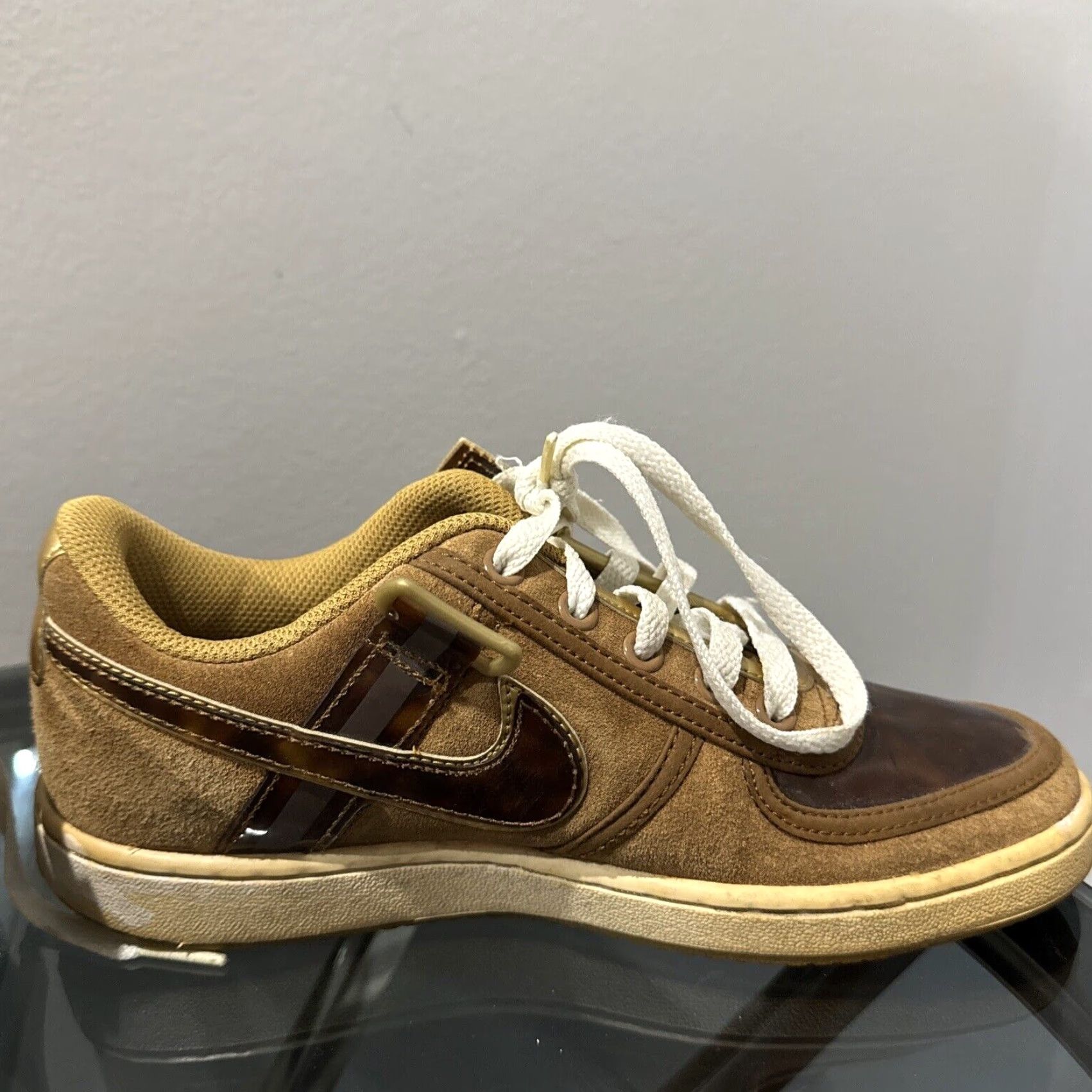 Nike **VINTAGE Rare Nike Vandal Low Brown Gold Womens Size 7** User: Vintage Rare Nike Vandal Low Brown Gold Womens Size 7 Size US 7 / IT 37 - 6 Thumbnail