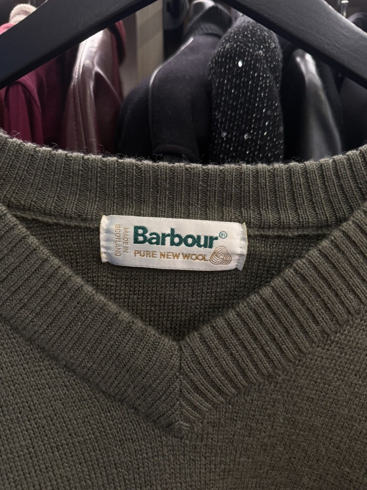 Barbour Barbour Green Wool Sweater Size US M / EU 48-50 / 2 - 2 Thumbnail