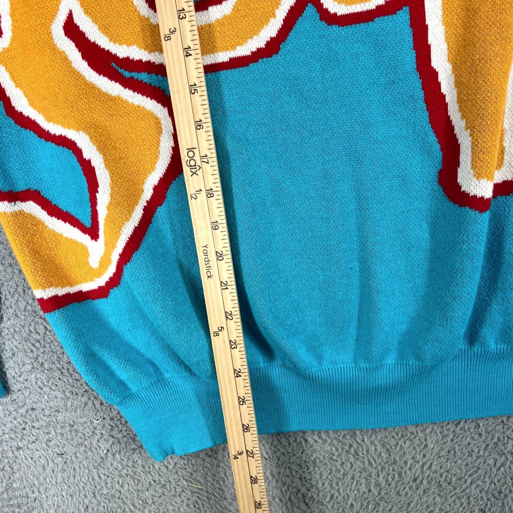 Golf Wang Vintage Golf Wang Sweater Blue Yellow Graffiti Safari Jumper Tyler The Creator Mens M Blue Satin? Size US M / EU 48-50 / 2 - 2 Thumbnail