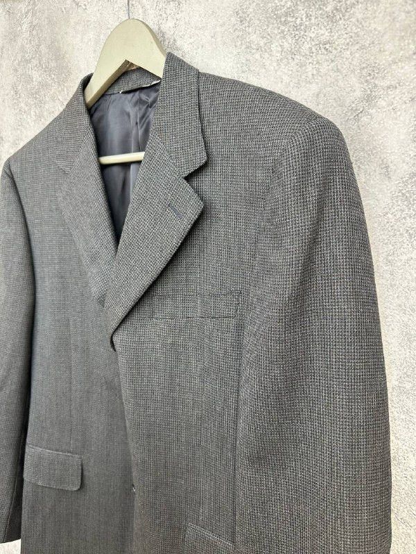 Canali RRP $1500 Canali Luxury Italy Tailored Wool Blazer Birdseye Size 50R - 5 Thumbnail