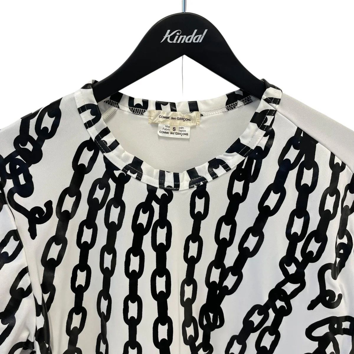 Comme des Garcons Asymmetrical Allover Chain Motif Tee Size US S / EU 44-46 / 1 - 3 Thumbnail