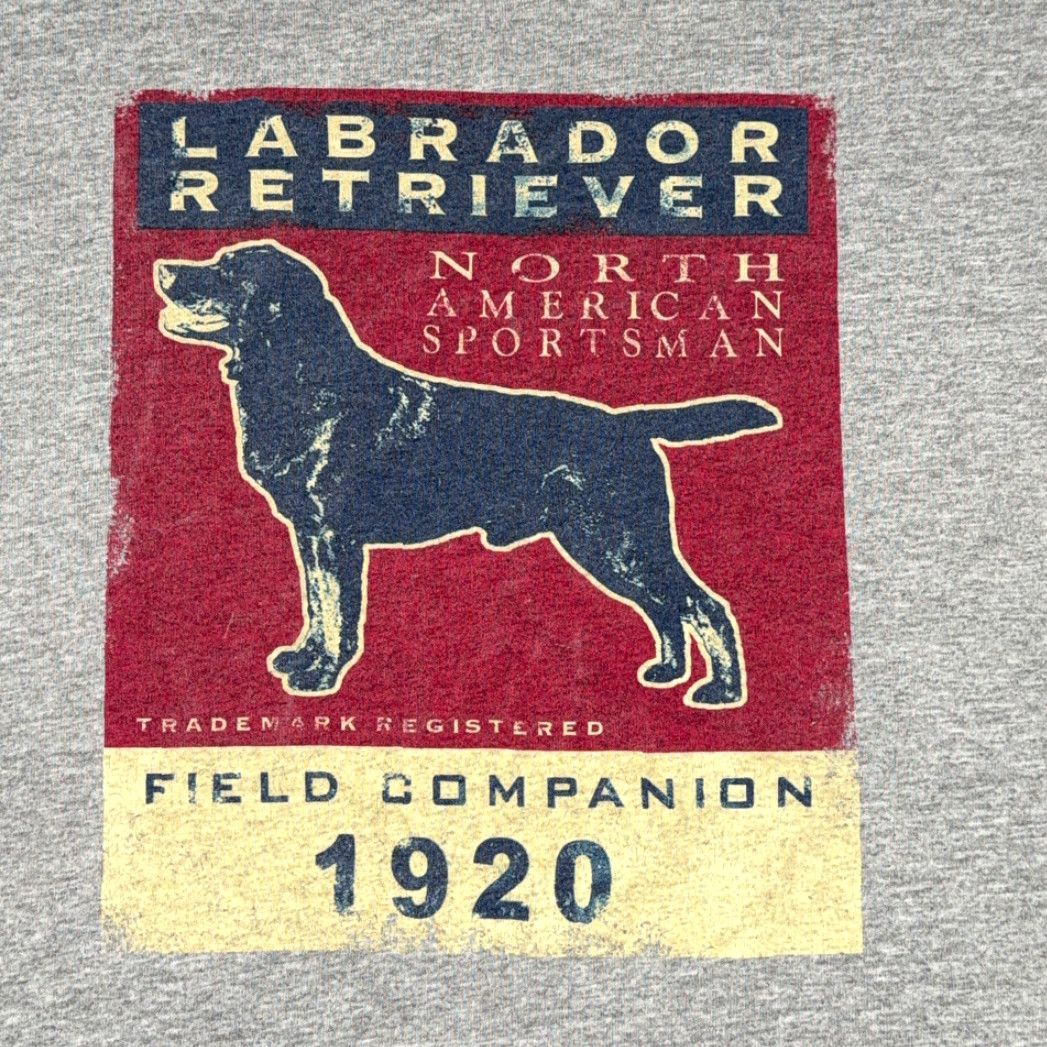 Vintage VINTAGE Labrador Retriever Shirt Adult 2XL Gray Dog American Sportsman 90s Shirt Mens Size US XXL / EU 58 / 5 - 6 Thumbnail