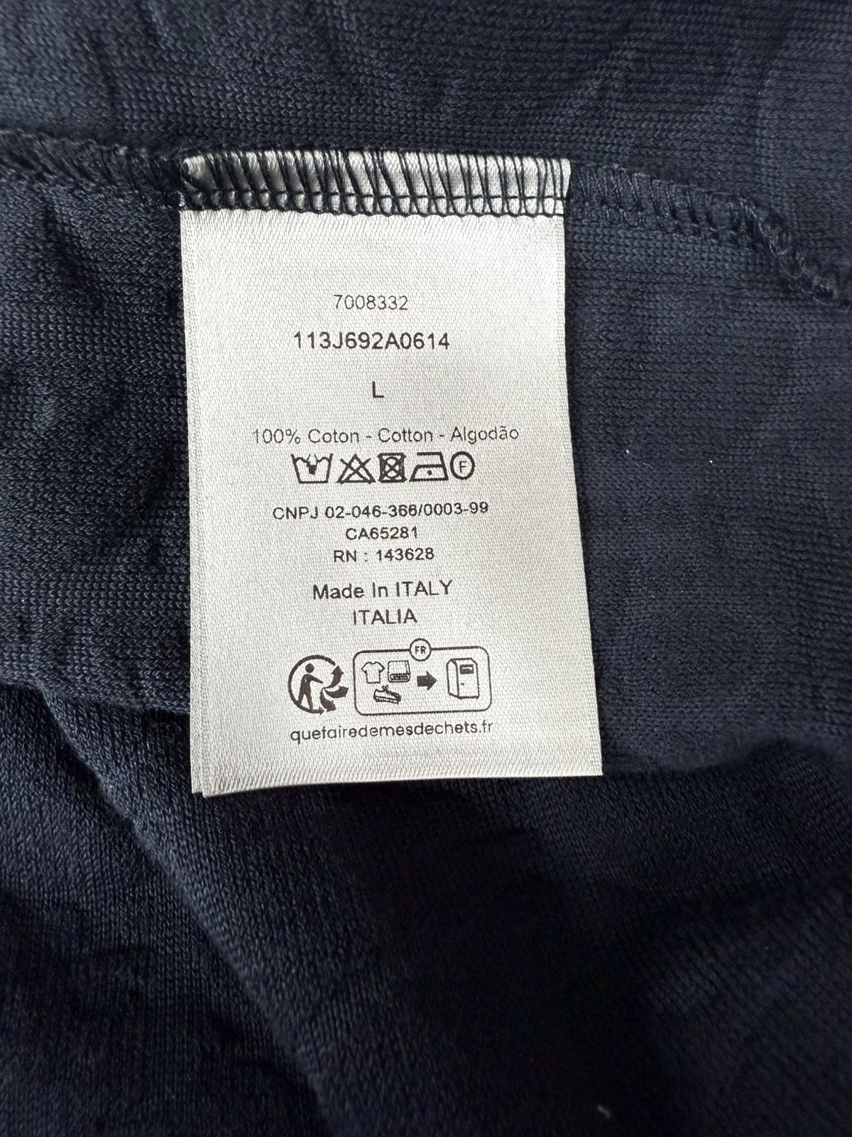 Dior Dior Blue Oblique Jacquard Towel T-Shirt Size Large 🔥 Size US L / EU 52-54 / 3 - 9 Thumbnail