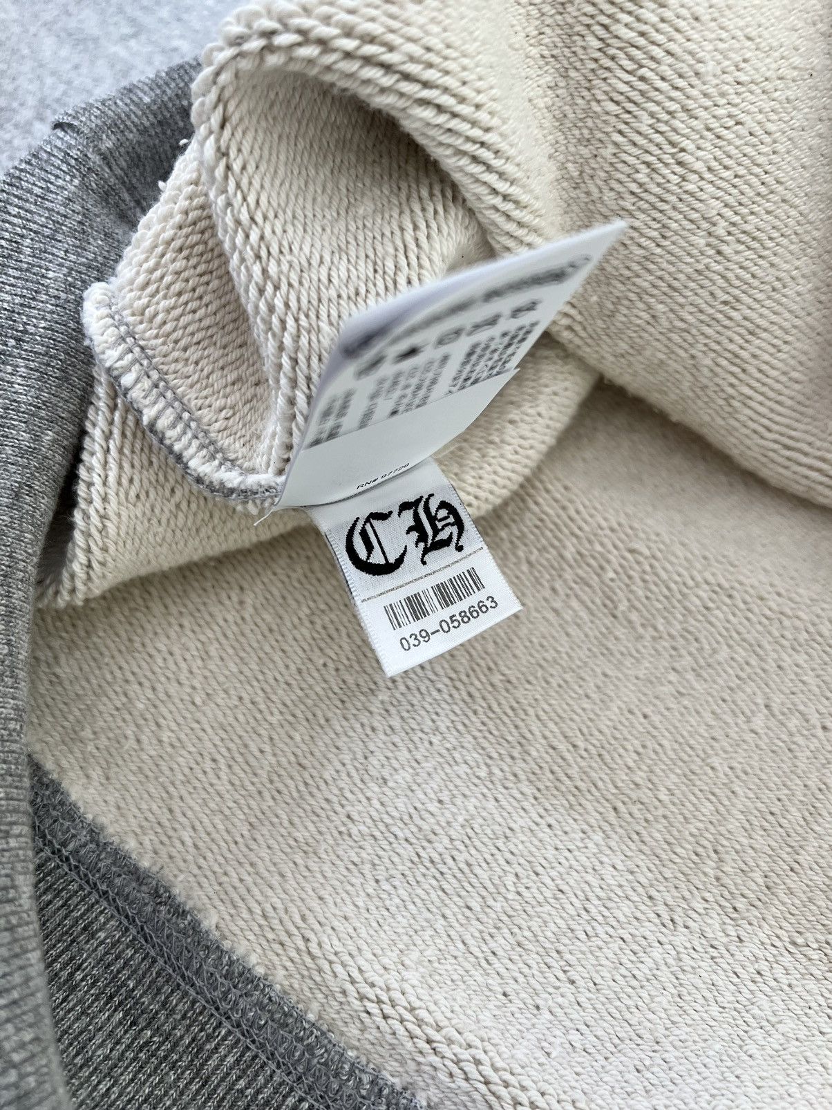 Chrome Hearts Chrome Hearts Triple Cross Grey Hoodie Size US L / EU 52-54 / 3 - 12 Thumbnail