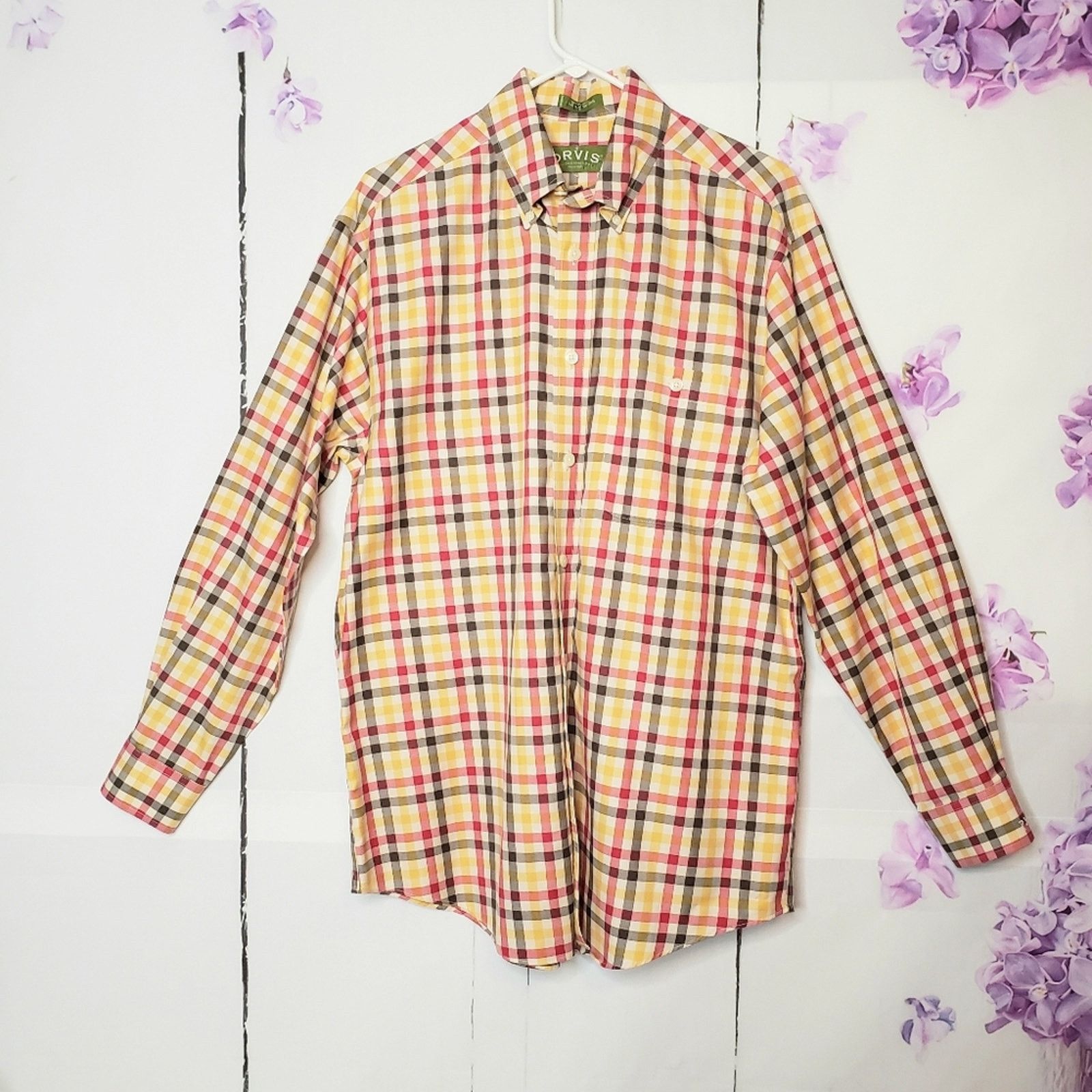 Orvis Orvis Multicolor Plaid Button Casual Dress Shirt M Size US M / EU 48-50 / 2 - 1 Thumbnail