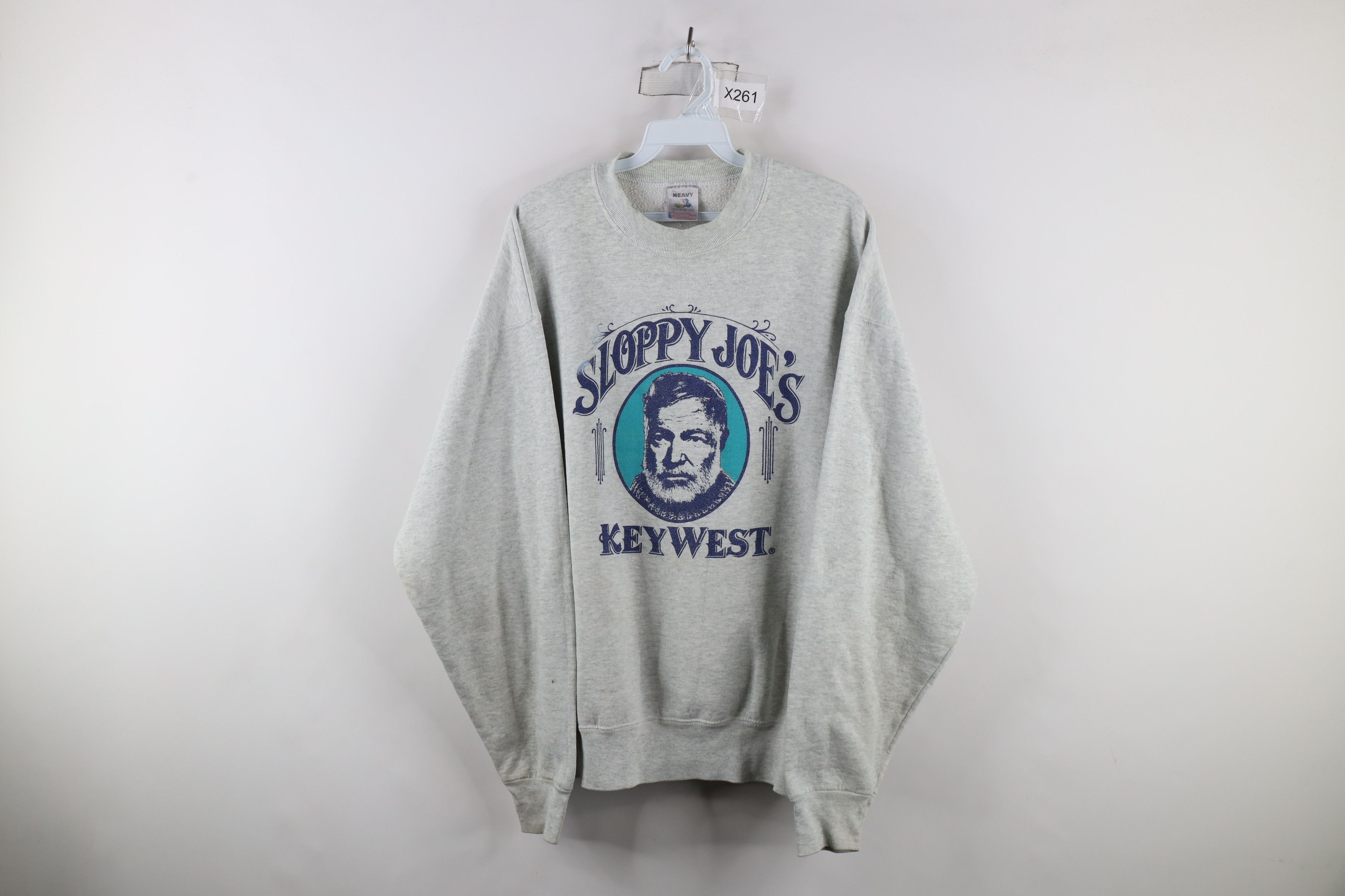 Vintage Vintage 90s Streetwear Joes Key West Florida Sweatshirt US Size US XL / EU 56 / 4 - 1 Thumbnail