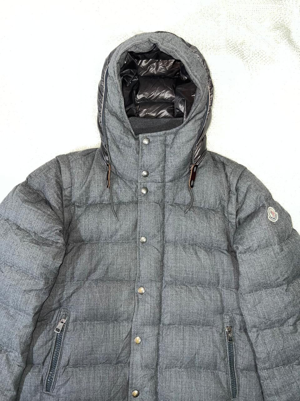Moncler Moncler HEM 2in1 wool down jacket Size US L / EU 52-54 / 3 - 3 Thumbnail