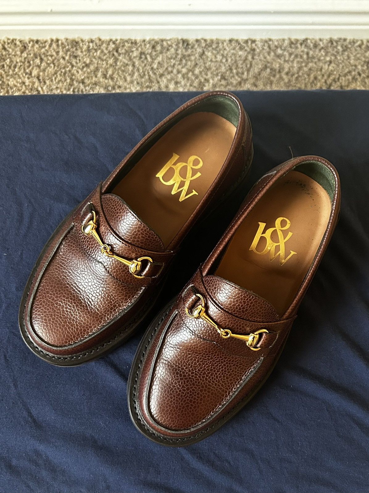 Blackstock & Weber Blackstock & Weber - Brown Mason Horse Bit Loafers - Size 4M Size US 7 / IT 37 - 1 Thumbnail