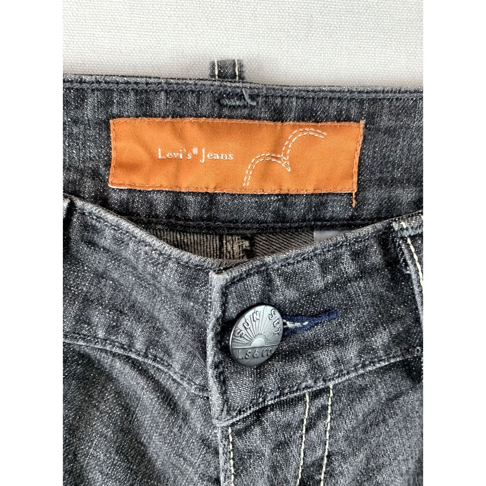 Levi's LEVIS Jeans WOMENS 7M BLACK CUT OFF Denim Size 28" / US 6 / IT 42 - 5 Thumbnail