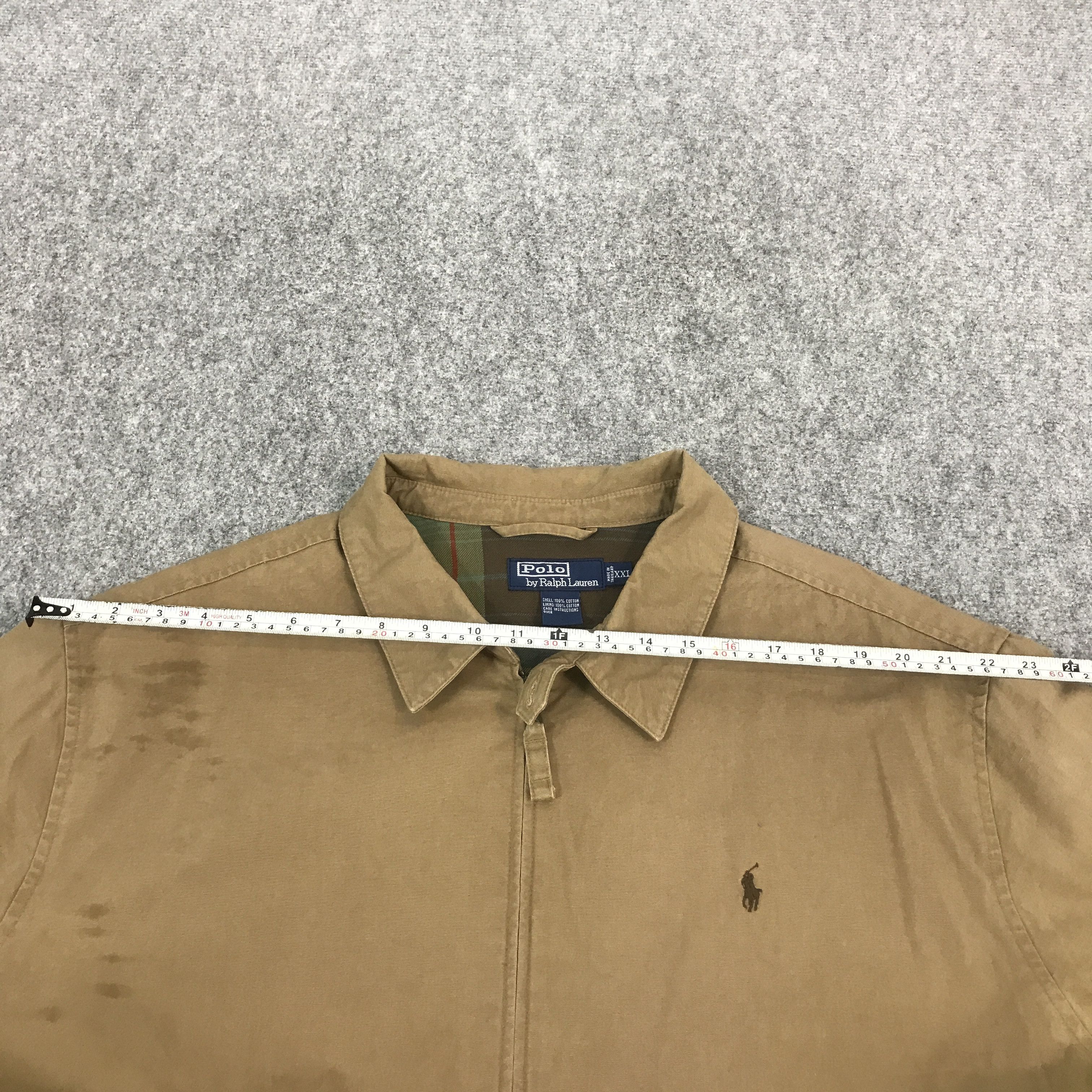 Polo Ralph Lauren Vtg Polo ralph lauren brown zipper jacket Size US XXL / EU 58 / 5 - 10 Thumbnail