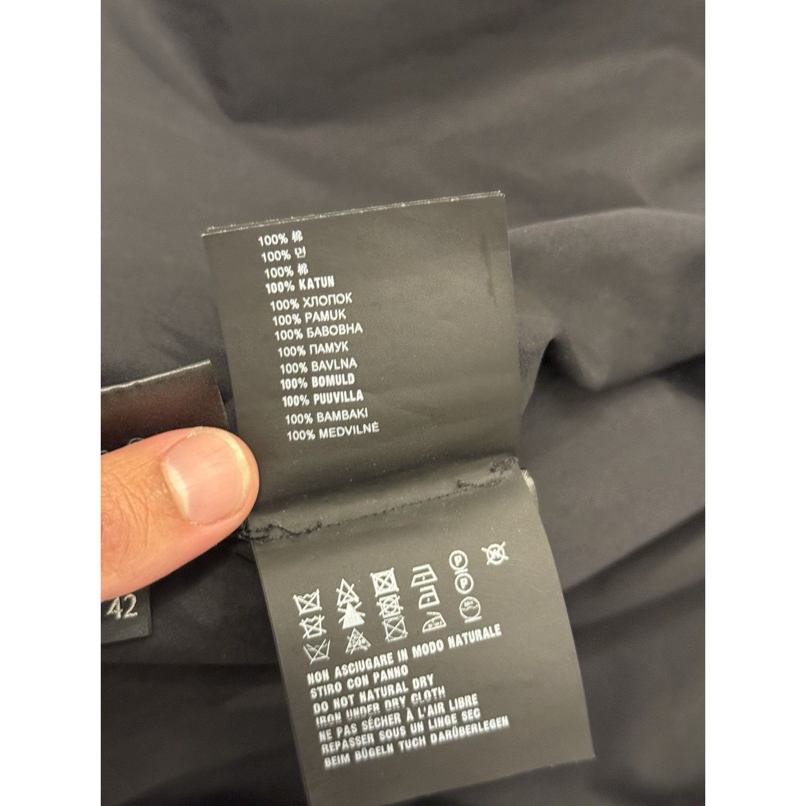 Prada PRADA Re-Nylon Black Short Sleeve Shirt Triangle Logo 42 Size US L / EU 52-54 / 3 - 10 Thumbnail