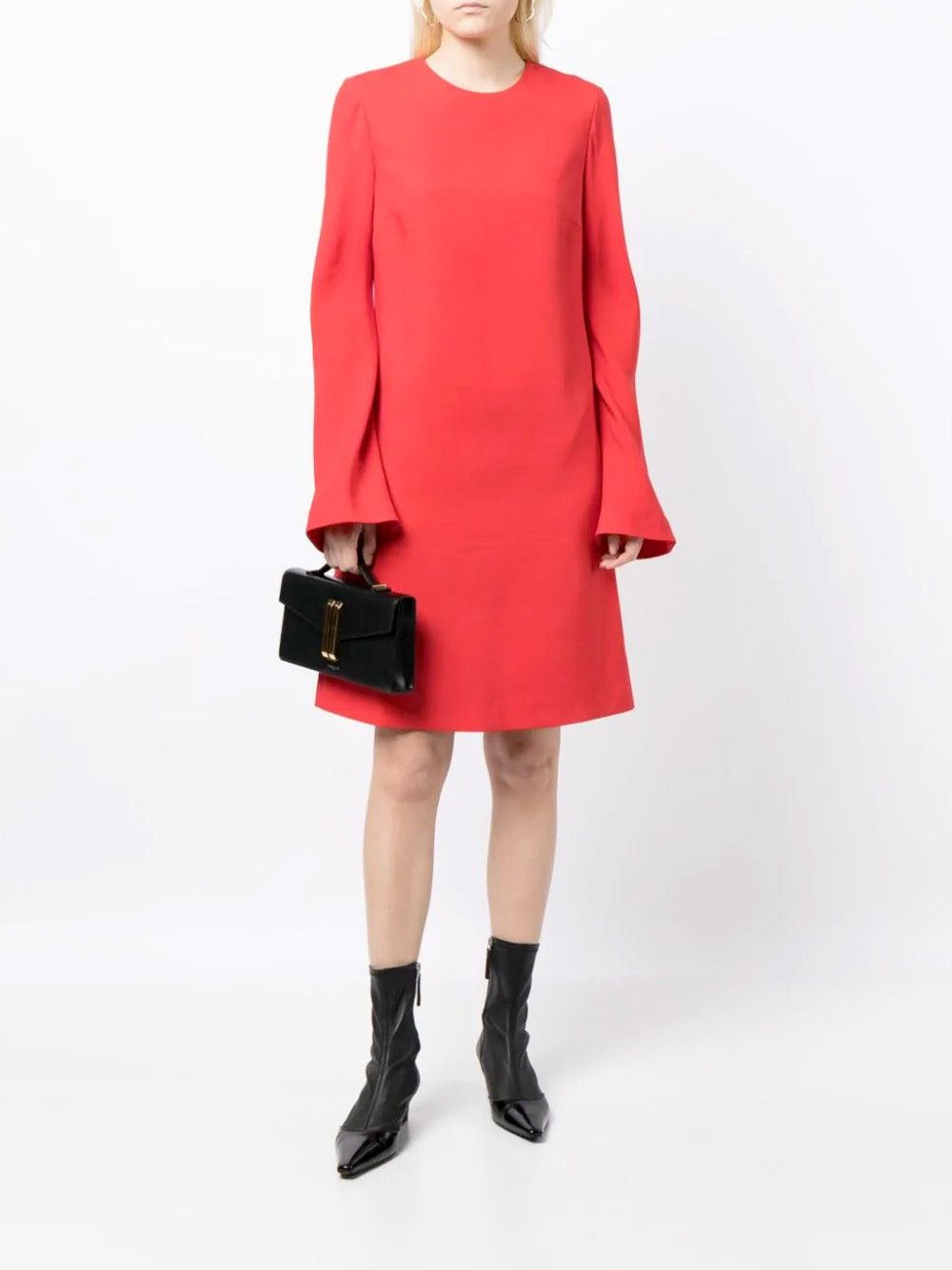 Givenchy o1y0925 Mini Dress in Red Size M / US 6-8 / IT 42-44 - 4 Thumbnail