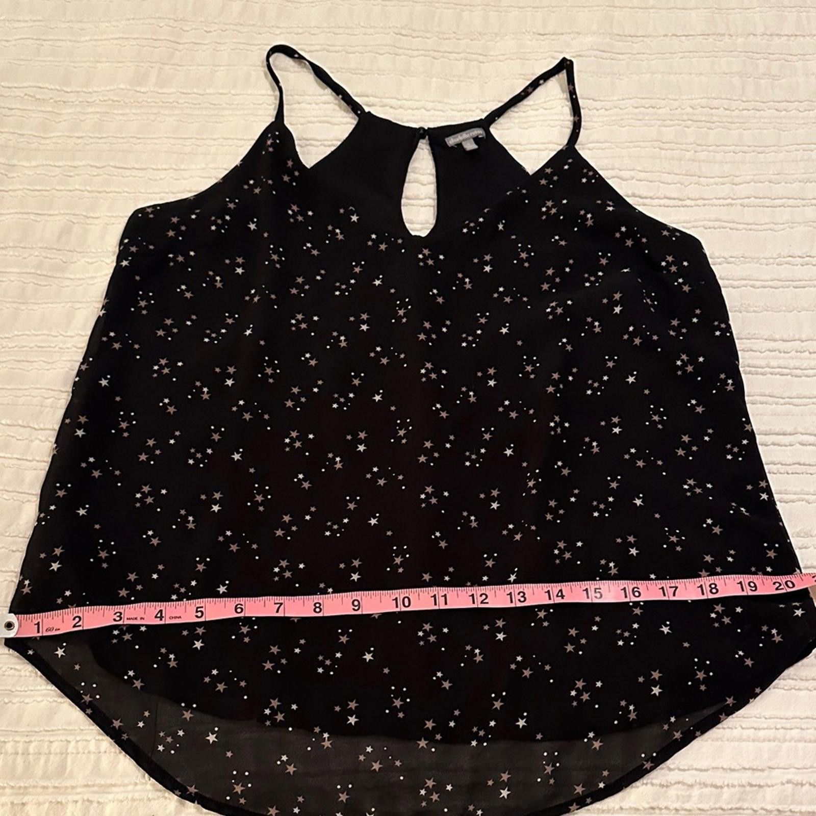 Other Charlotte Russe Star Print Chiffon Tank Top Y2K Sheer S Size S / US 4 / IT 40 - 8 Thumbnail