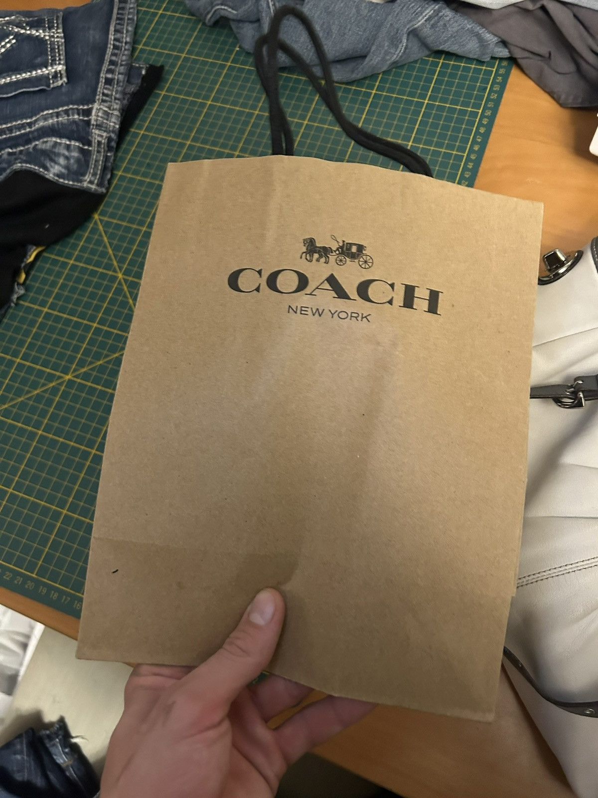 Coach Vintage Coach East/West Pleated leather Gallery tote purse Size ONE SIZE - 22 Thumbnail