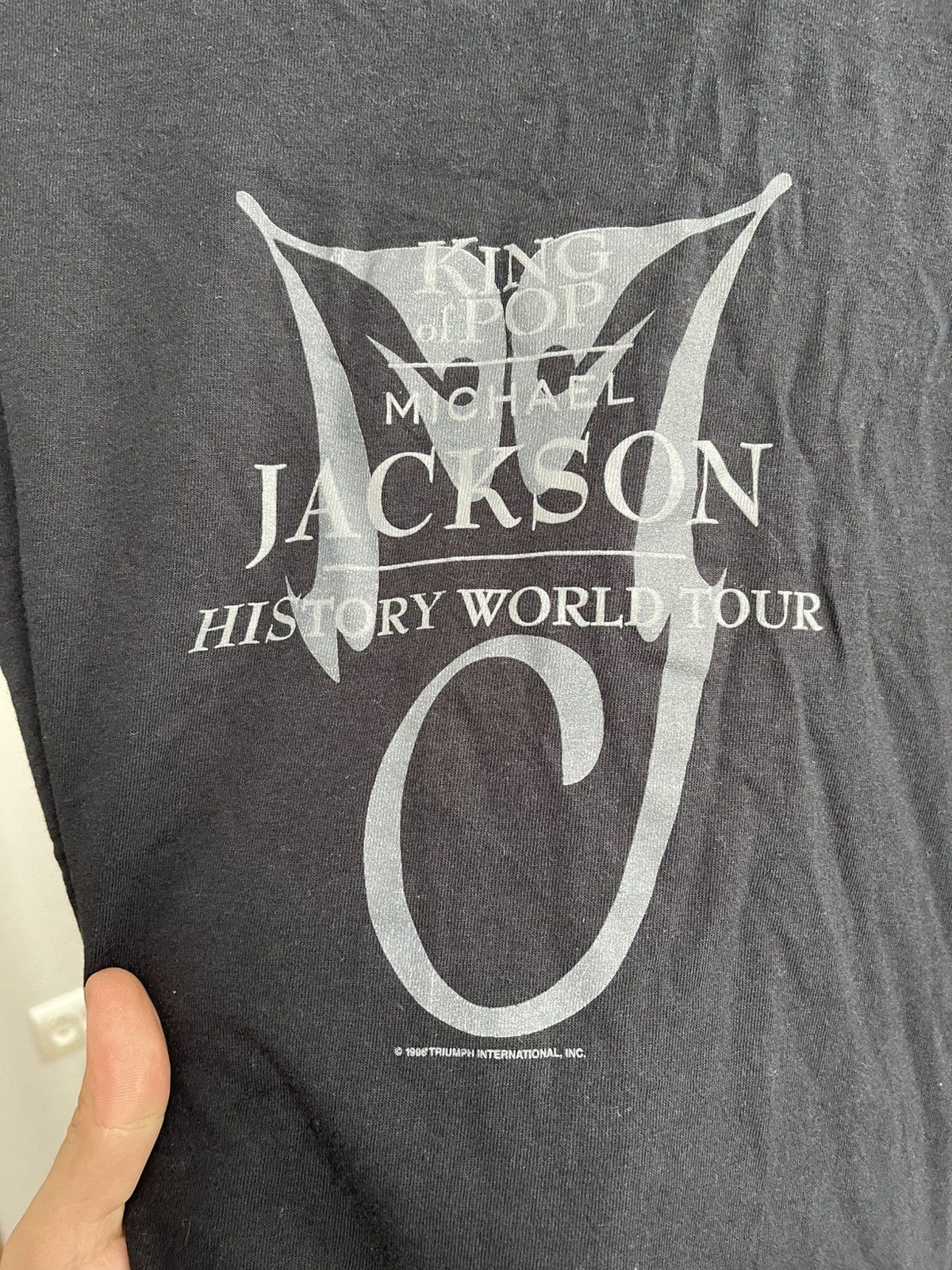 Band Tees 1996 Michael Jackson History World Tour T-Shirt Tee Vintage Size US XL / EU 56 / 4 - 10 Thumbnail
