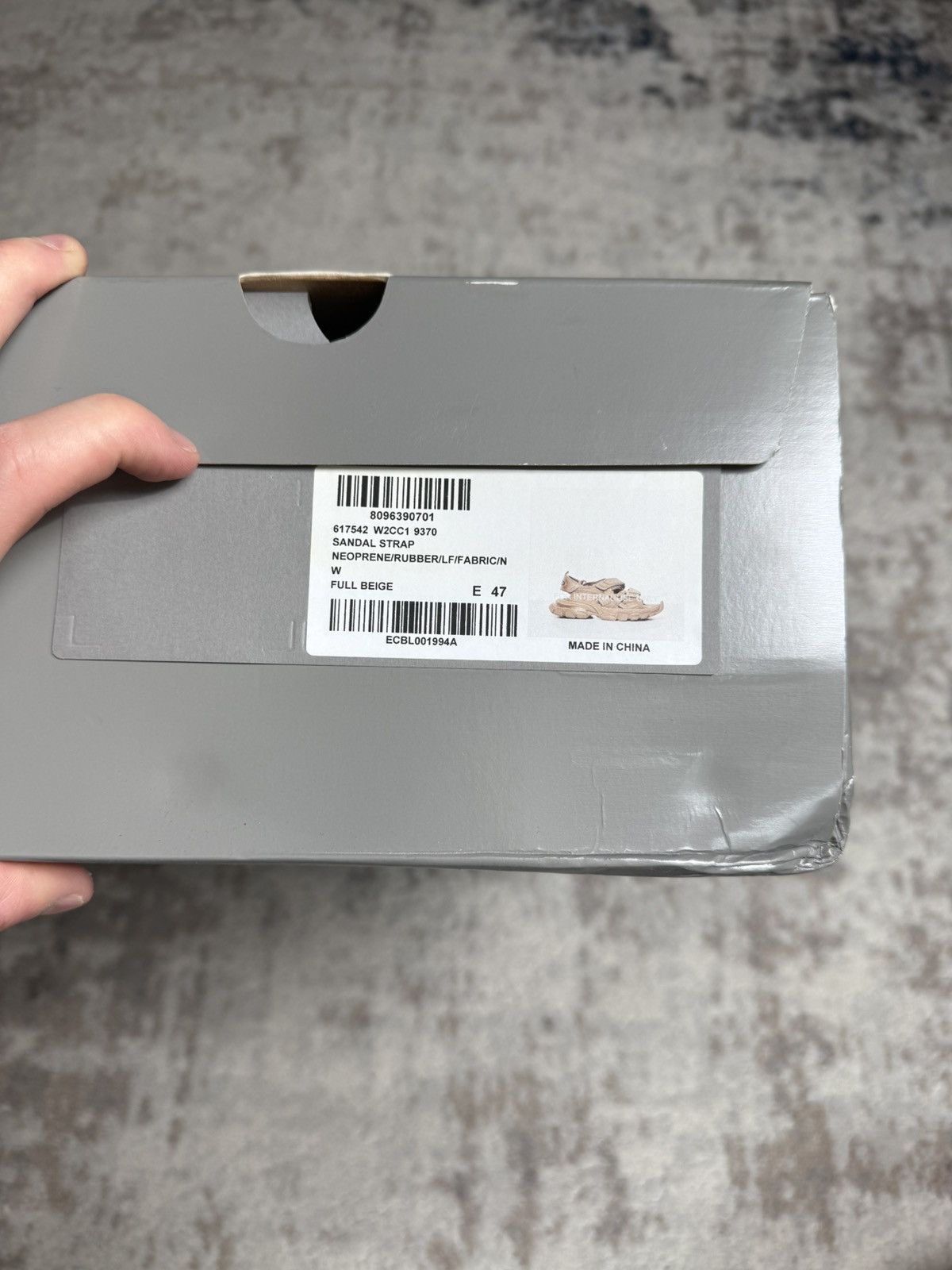 Balenciaga Balenciaga Track Sandals Beige Size US 14 / EU 47 - 10 Thumbnail