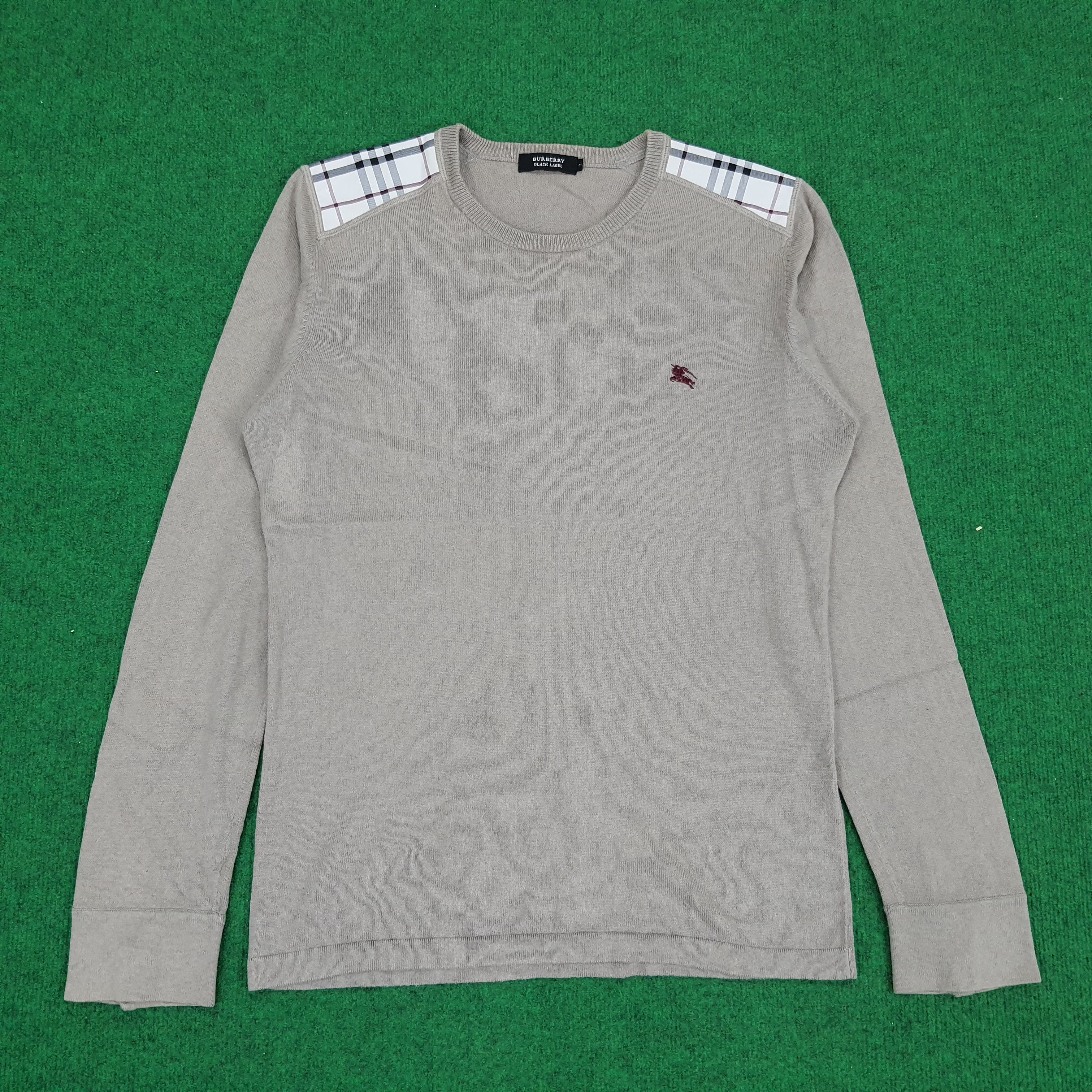 Black Label × Designer Vintage Burberry Black Label Nova Check T-shirt Size US M / EU 48-50 / 2 - 1 Thumbnail