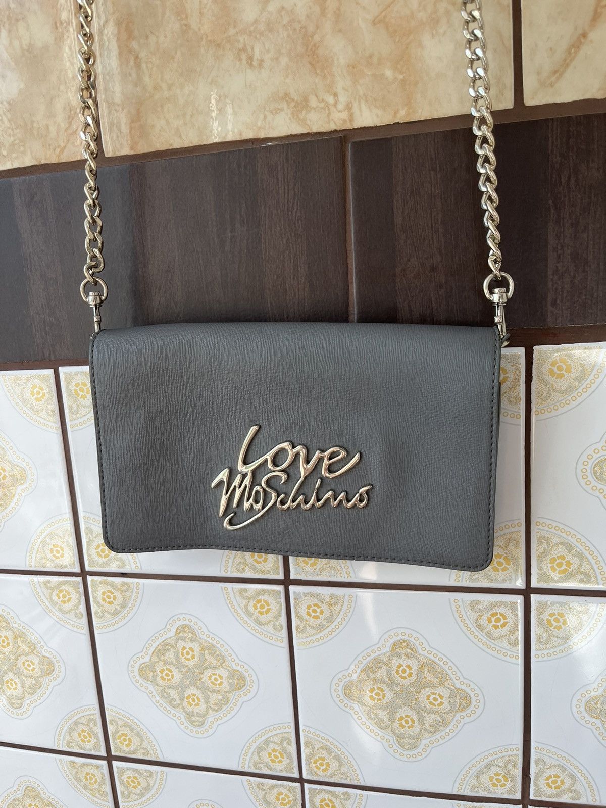 Love Moschino Love Moschino vintage grey bag Size ONE SIZE - 1 Thumbnail