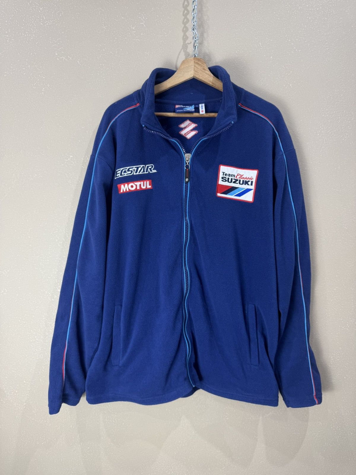 Vintage Vintage Suzuki Racing Team Fleece Soft Shell Jacket Size US XL / EU 56 / 4 - 1 Thumbnail