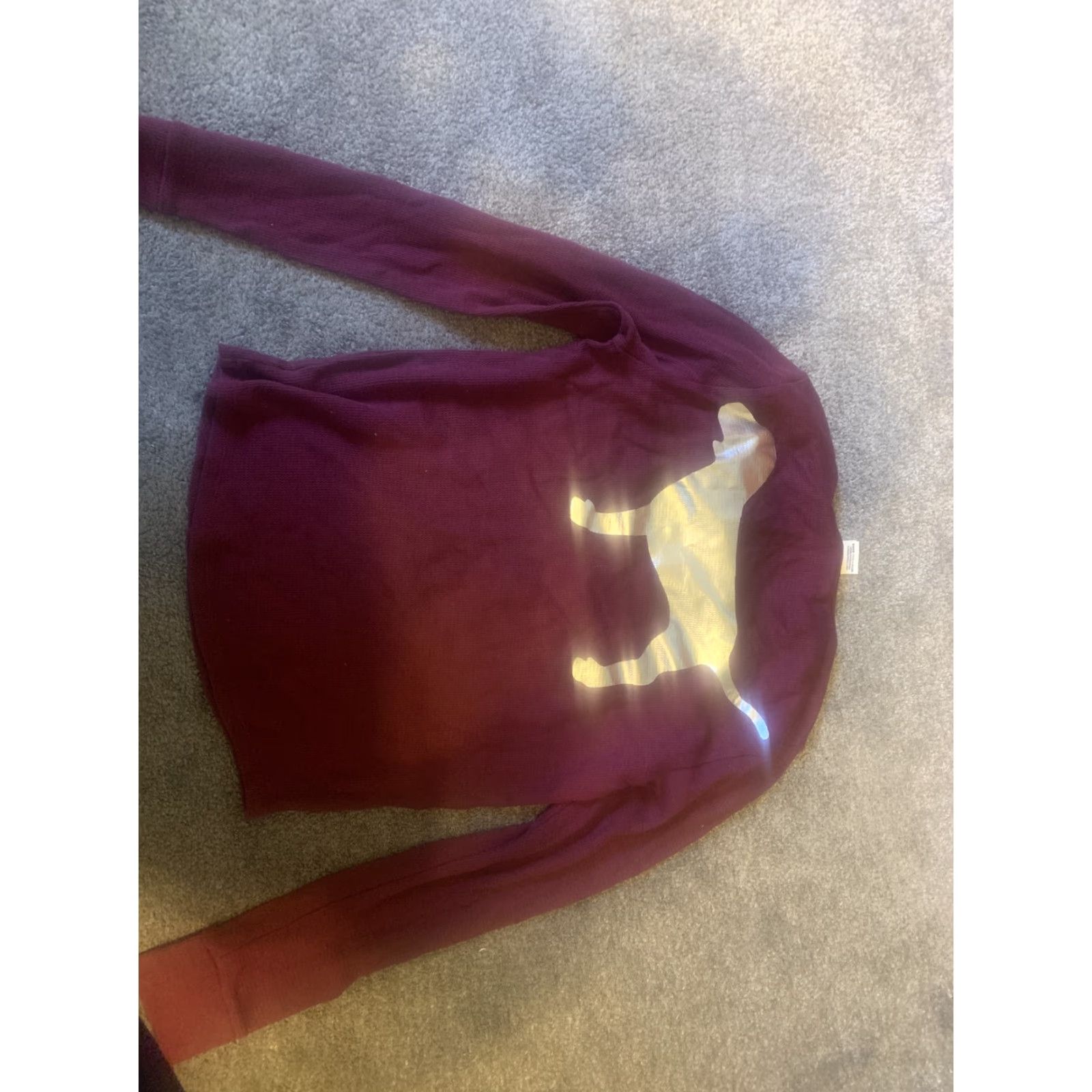 Victoria's Secret VINTAGE? No. Victoria's Secret PINK Sleepwear Long Sleeve Thermal Top Shirt Womens L Black Cotton Blend Pajama Top Sleepshirt Size L Size L / US 10 / IT 46 - 4 Thumbnail