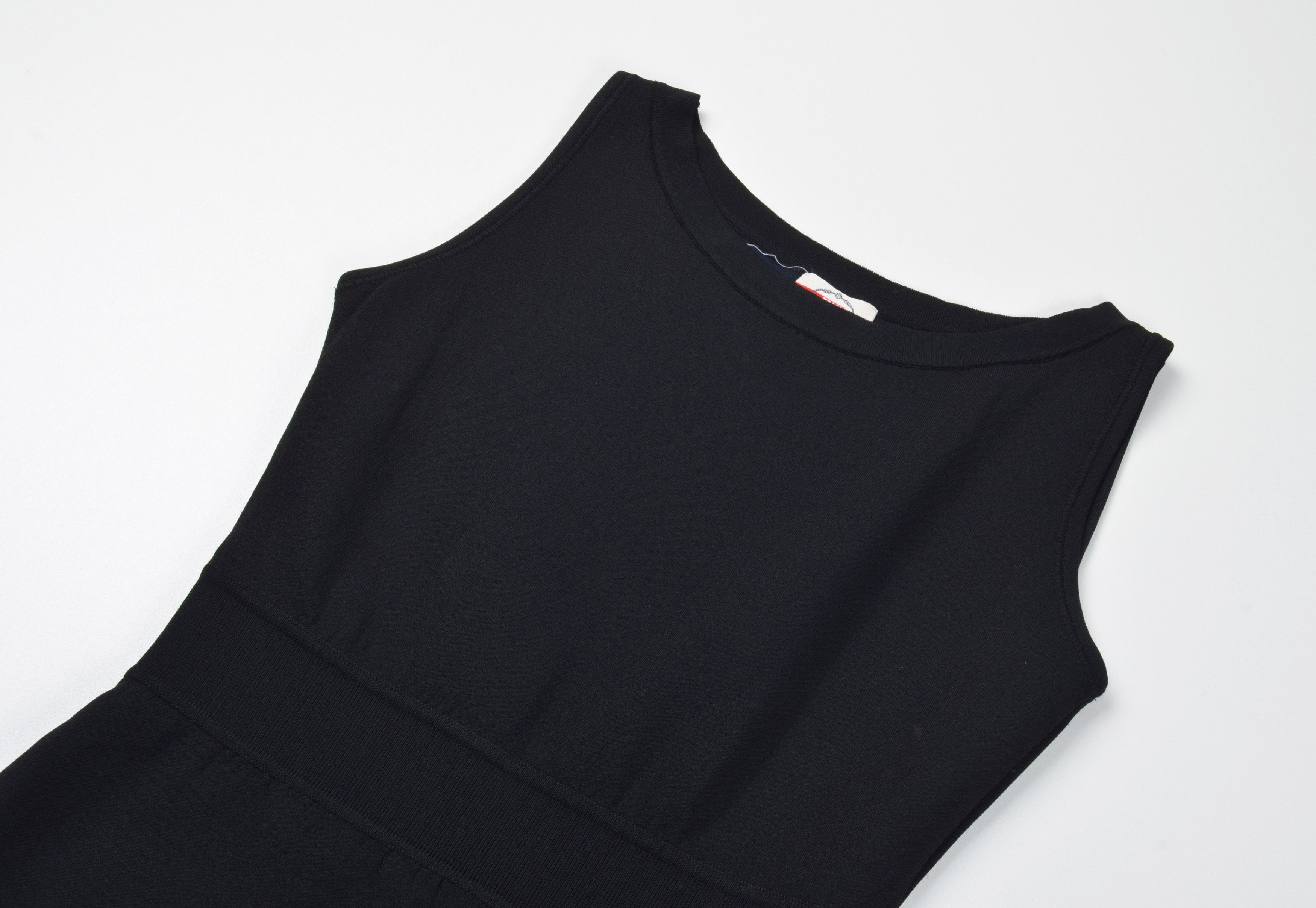 Prada Prada Milano Sleeveless Sheath Minimalist Midi Dress Size L / US 10 / IT 46 - 5 Thumbnail