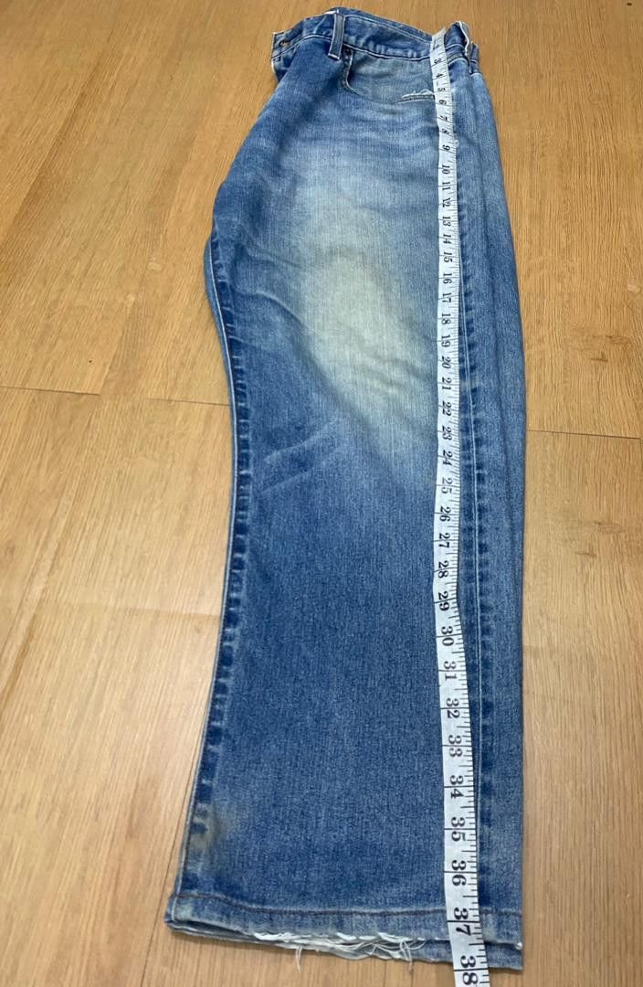 Japanese Brand Vintage Uniqlo Japanese Fabric by Kaihara Slim Fit Jeans Size US 34 / EU 50 - 3 Thumbnail