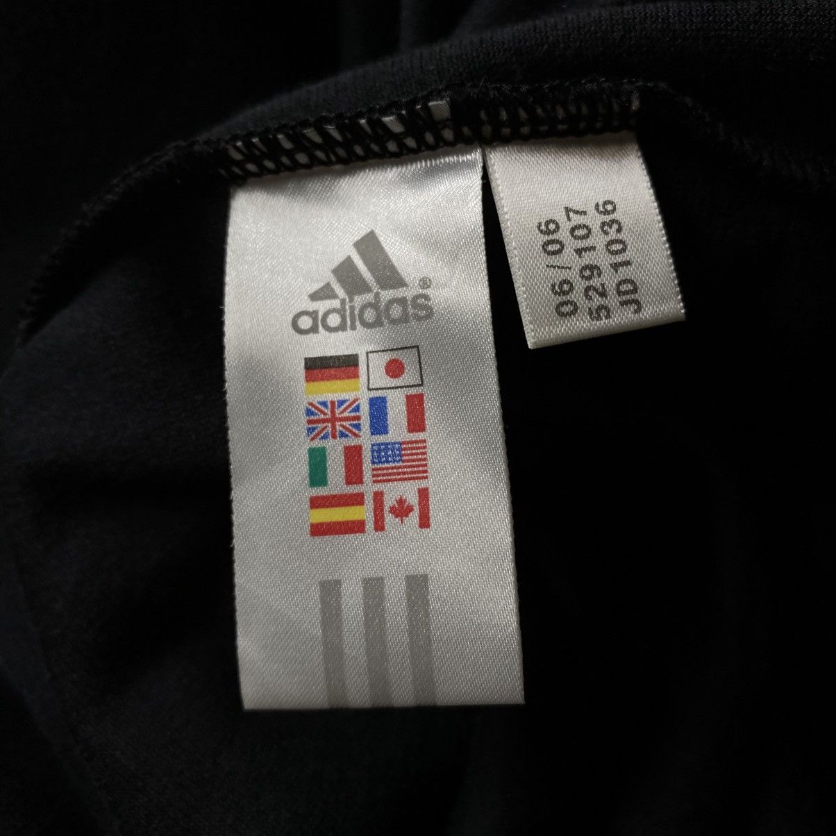Adidas Adidas Black Velour Zip Jacket Size US M / EU 48-50 / 2 - 10 Thumbnail