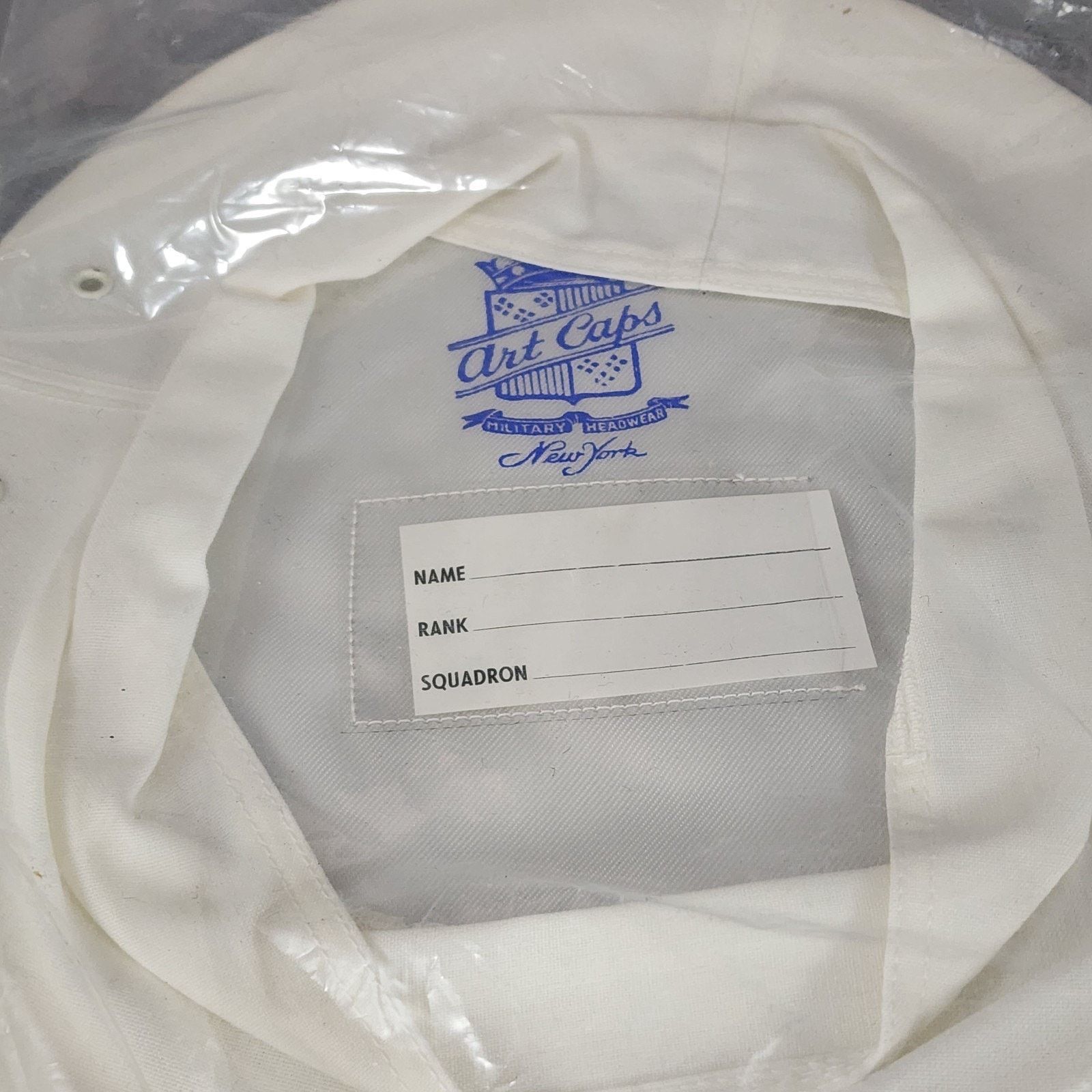 Other Art Caps White Military Sailor Uniform Hat Cover 6-7/8 White Size ONE SIZE - 4 Thumbnail