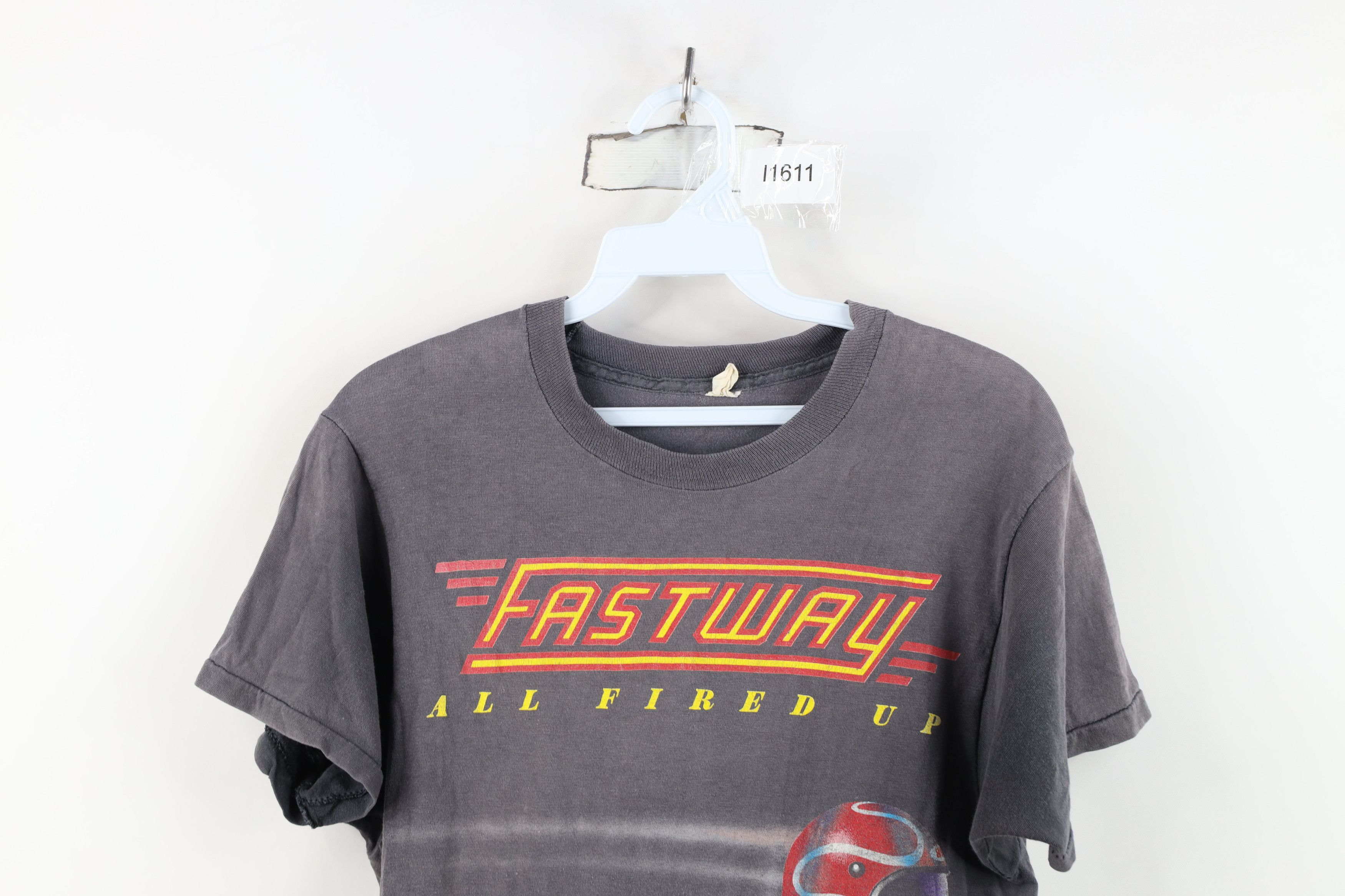 Vintage Vintage 80s 1984 All Fired Up Tour Fastway Band T-Shirt USA Size US S / EU 44-46 / 1 - 2 Thumbnail