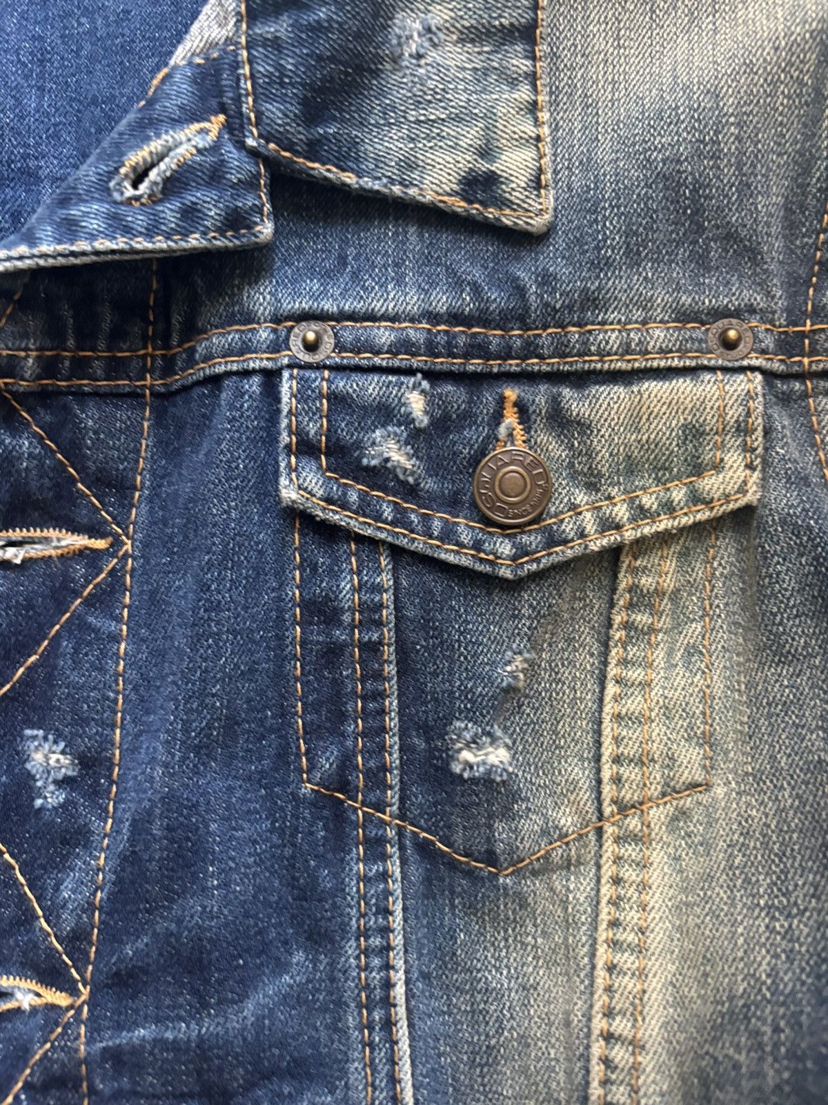 Dsquared2 D squared2 denim jacket Size XS / US 0-2 / IT 36-38 - 3 Thumbnail