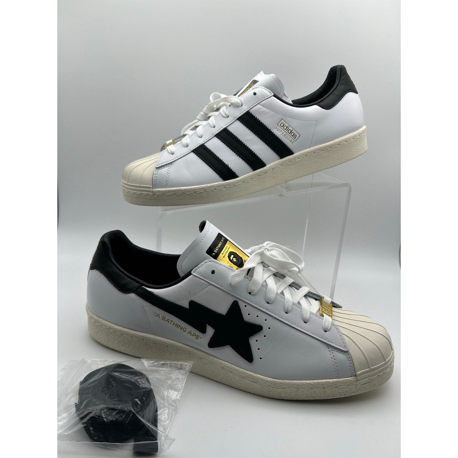 Nike Adidas x BAPE Superstar 80s A Bathing Ape US Size 12 GZ8980 Size US 12 / EU 45 - 1 Thumbnail