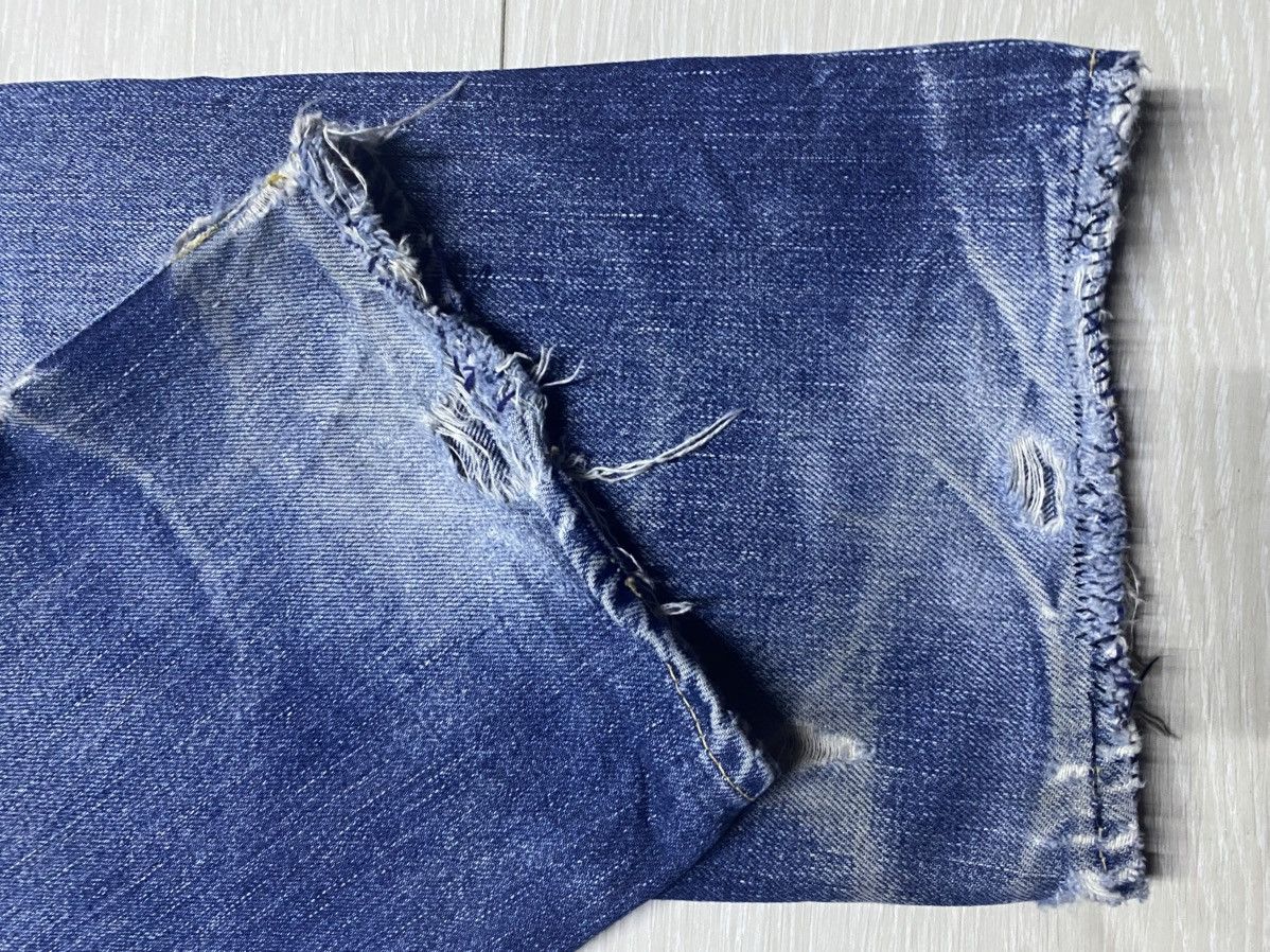 Japanese Brand Vintage Japanese Iron Hr Market Selvedge Crazy Distressed Size US 28 / EU 44 - 14 Thumbnail