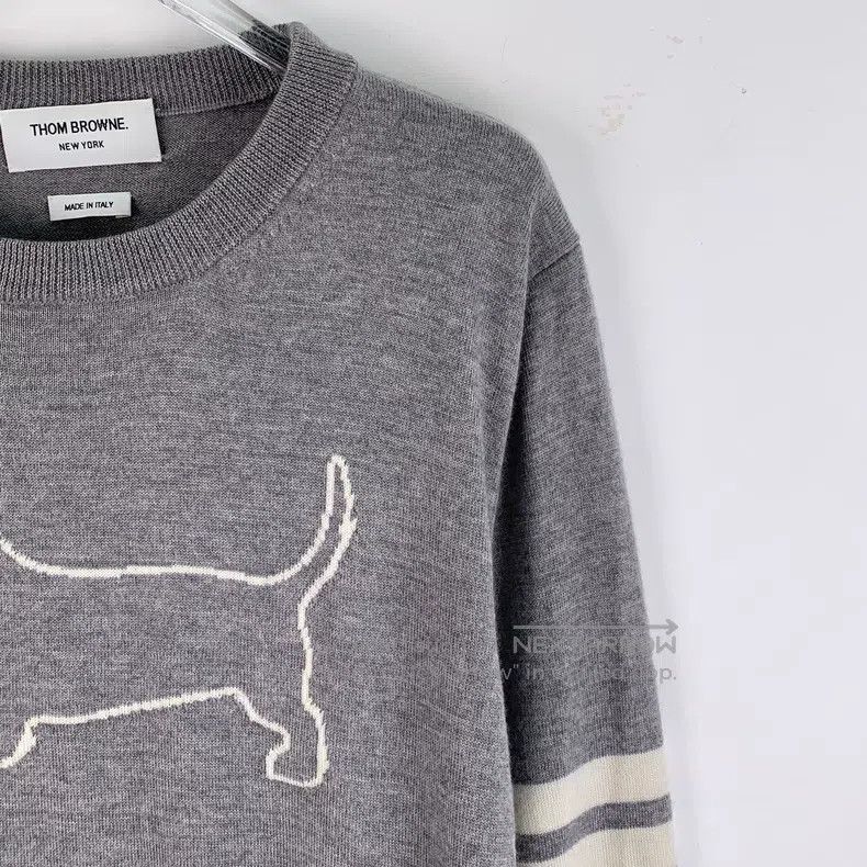Thom Browne Thom Browne Gray knitted sweater Size US M / EU 48-50 / 2 - 3 Thumbnail