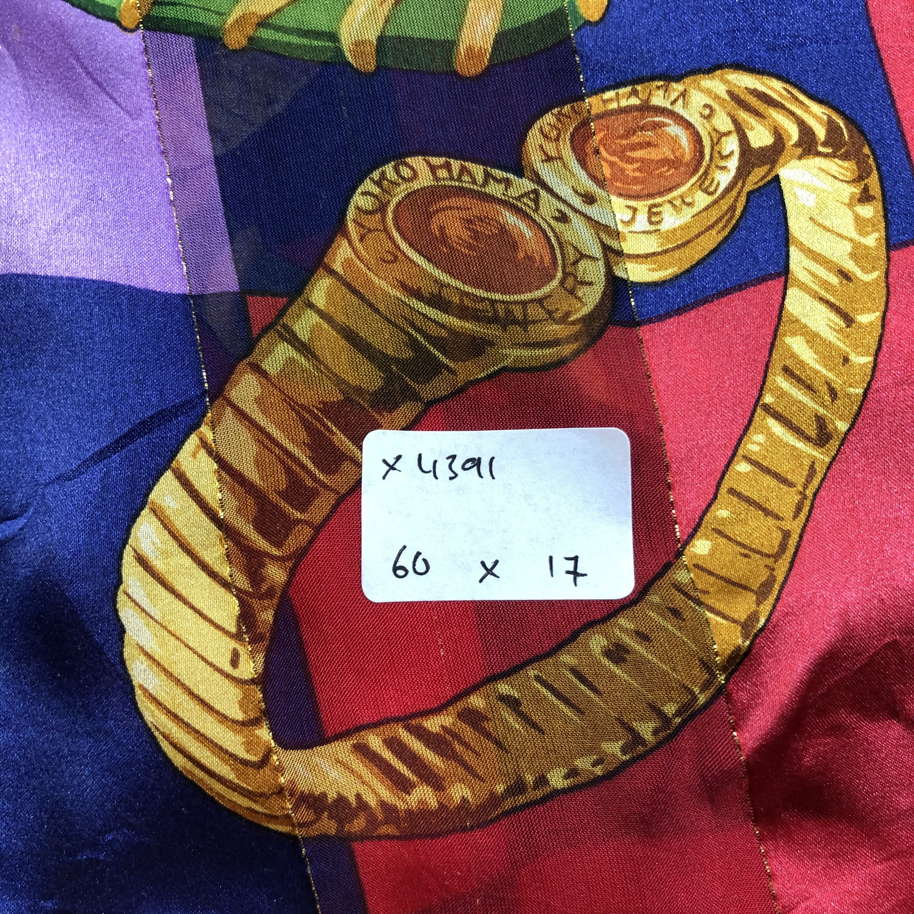 Vintage Vintage Silk Scarf Size ONE SIZE - 8 Thumbnail
