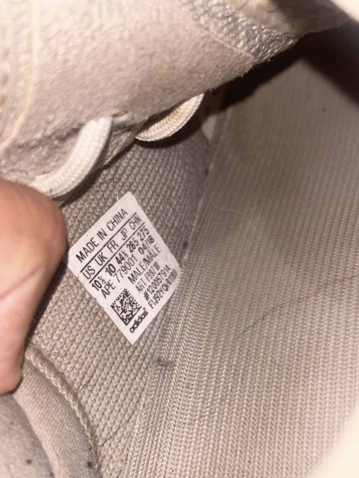 Adidas Size 10.5 - adidas Yeezy Boost 350 V2 Low Sesame Preowned Size US 10.5 / EU 43-44 - 8 Thumbnail