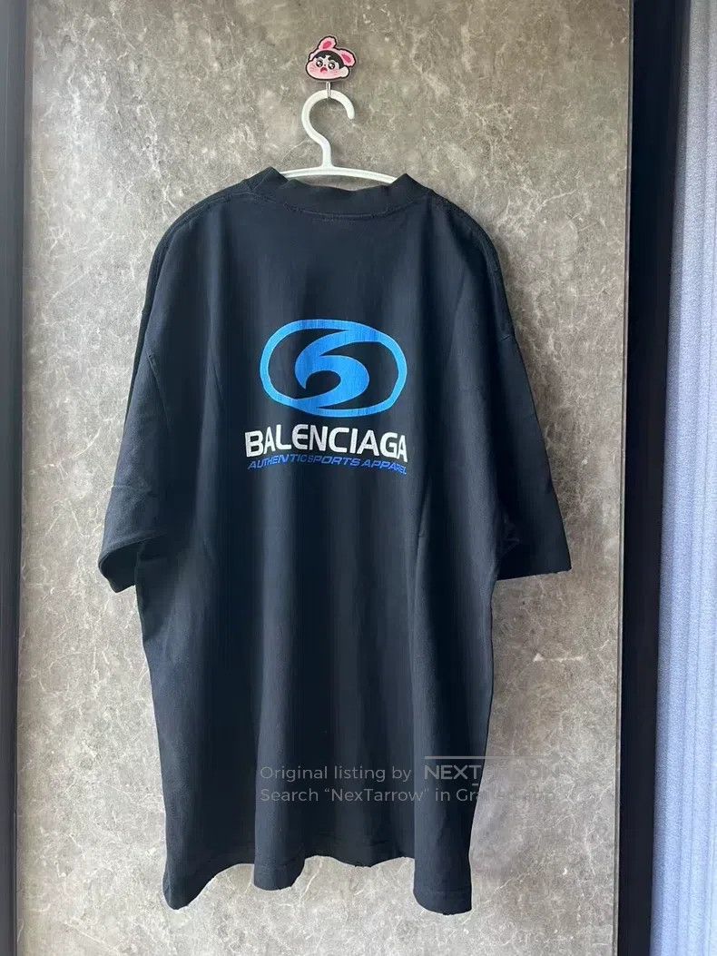 Balenciaga Balenciaga Waves destroy logo short sleeve l code Size US L / EU 52-54 / 3 - 2 Thumbnail
