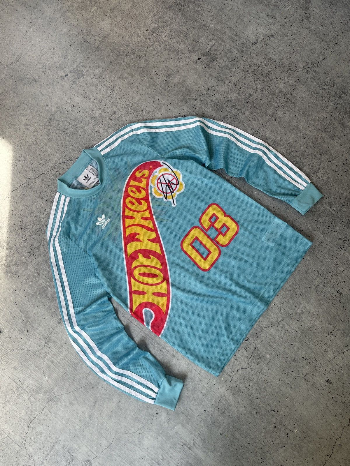 Adidas Adidas Sean Wotherspoon x Hot Wheels Mesh Longsleeve blue Size US XS / EU 42 / 0 - 1 Thumbnail