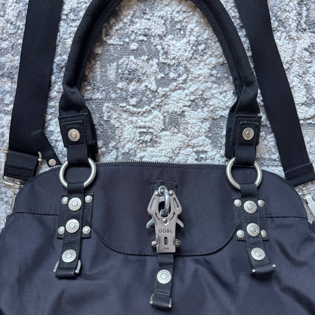 Japanese Brand Big GGL George Gina&Lucy Alyx Nylon Utility Goth Retro Style Size ONE SIZE - 3 Thumbnail