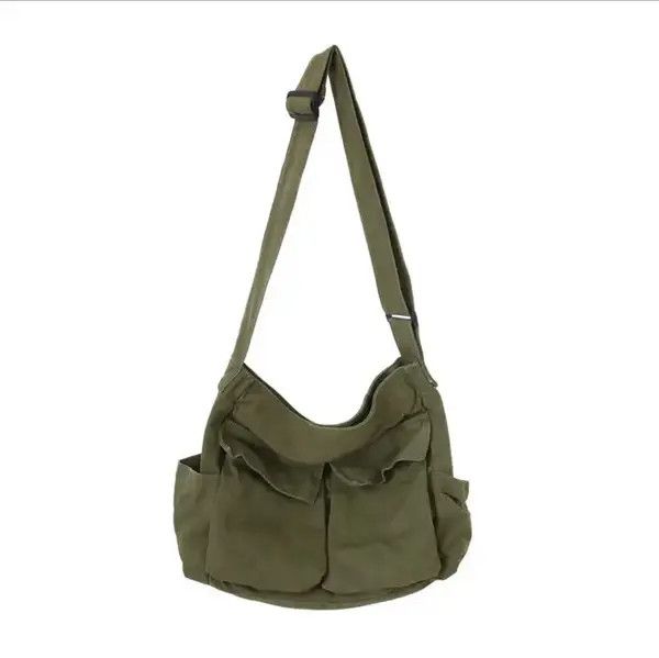 Japanese Brand Hamada x Kanno Casual Canvas messenger bag Size ONE SIZE - 6 Thumbnail