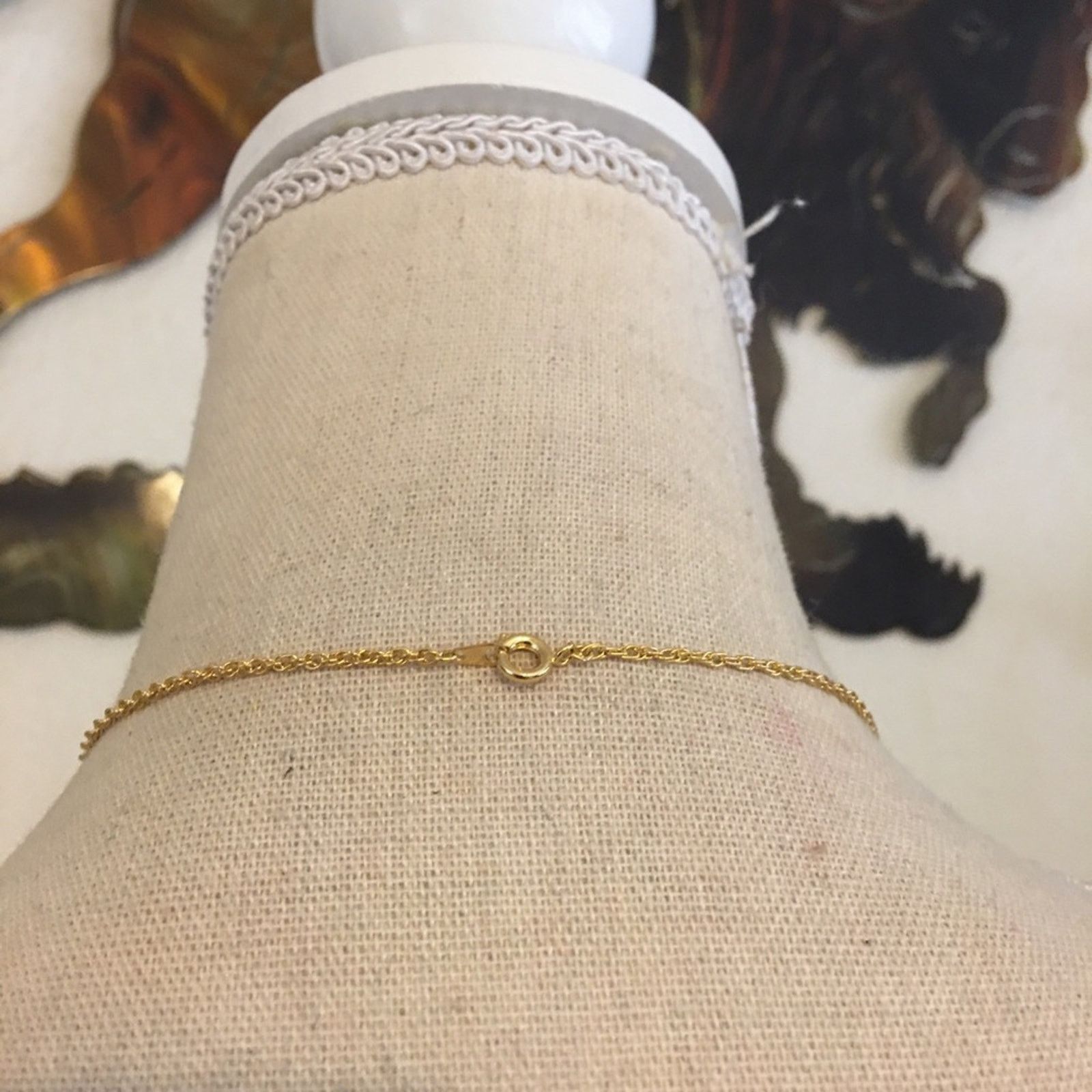 Vintage Vintage CAMCO gold tone crystal angel necklace Size ONE SIZE - 5 Thumbnail